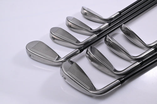 Callaway Rogue ST Max OS Irons / 5-PW+GW+AW / Senior Flex Cypher 50 Shafts