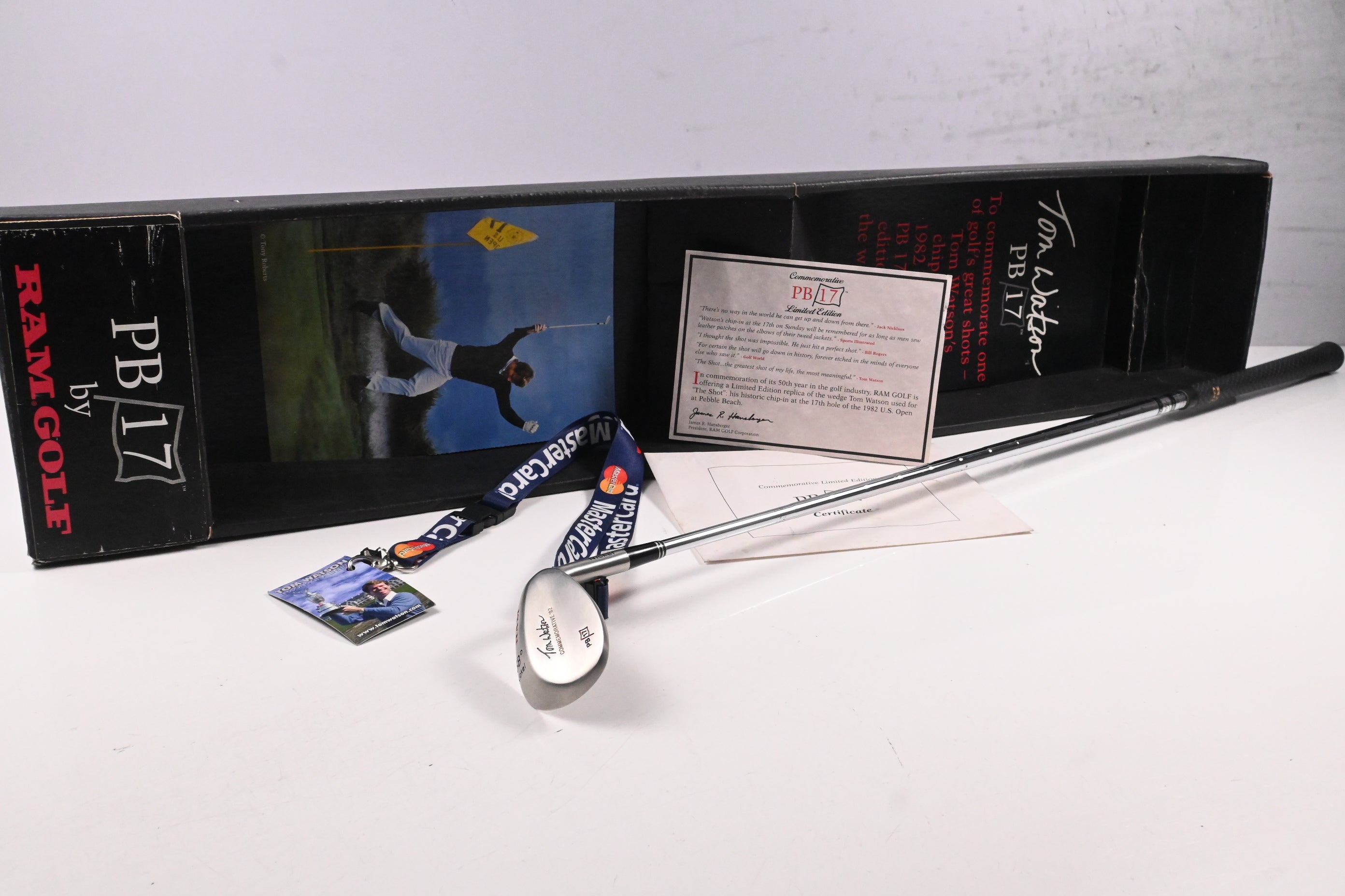 Tom Watson 1982 Pebble Beach PB17 Ltd Ed Lob Wedge / 58 Degree / Wedge Flex