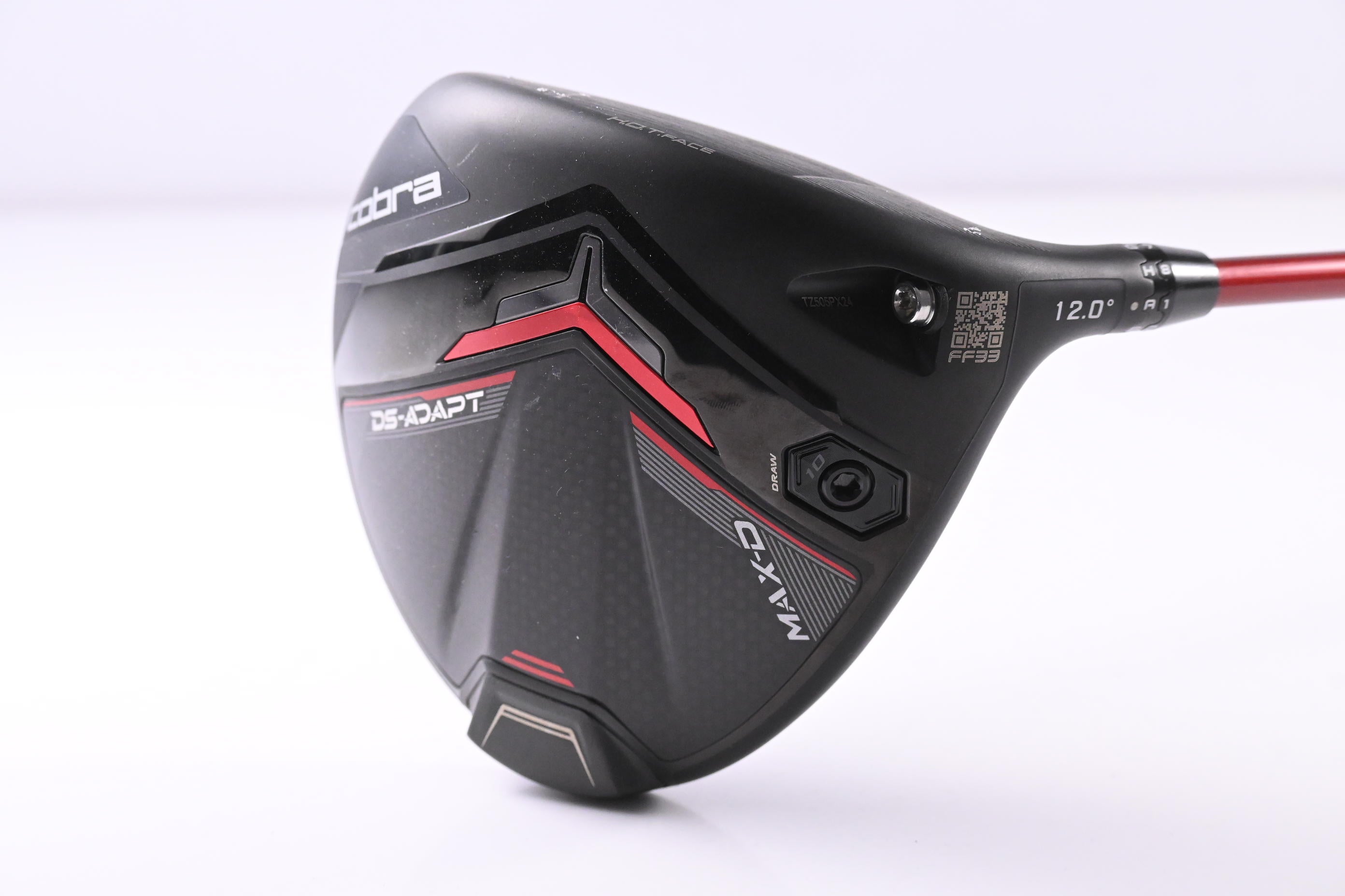 Cobra DS-Adapt MAX-D Driver / 12 Degree / Stiff Flex Denali Red 50 Shaft