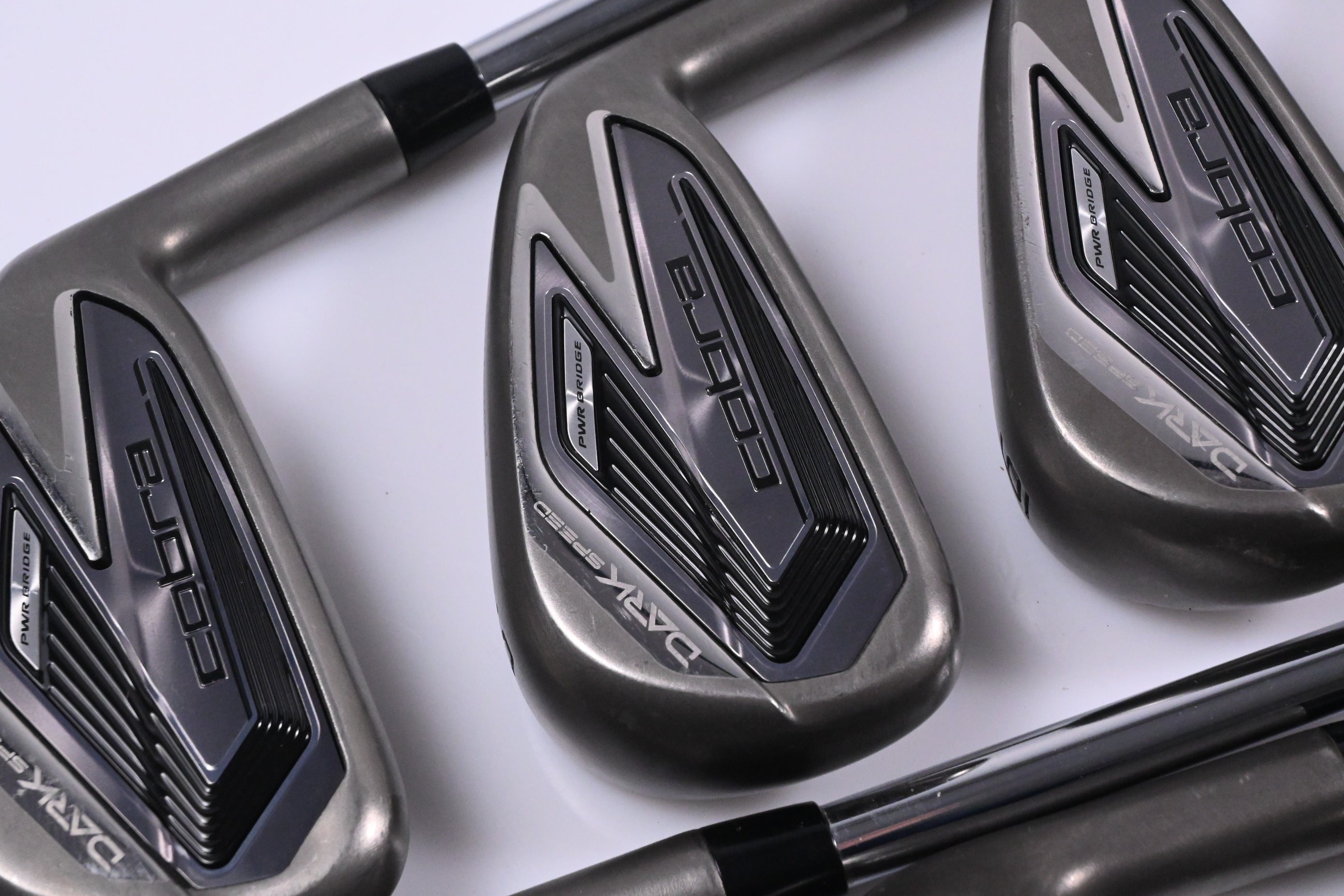 Cobra Darkspeed Irons / 4-PW+GW / Stiff Flex KBS Tour Lite Shafts