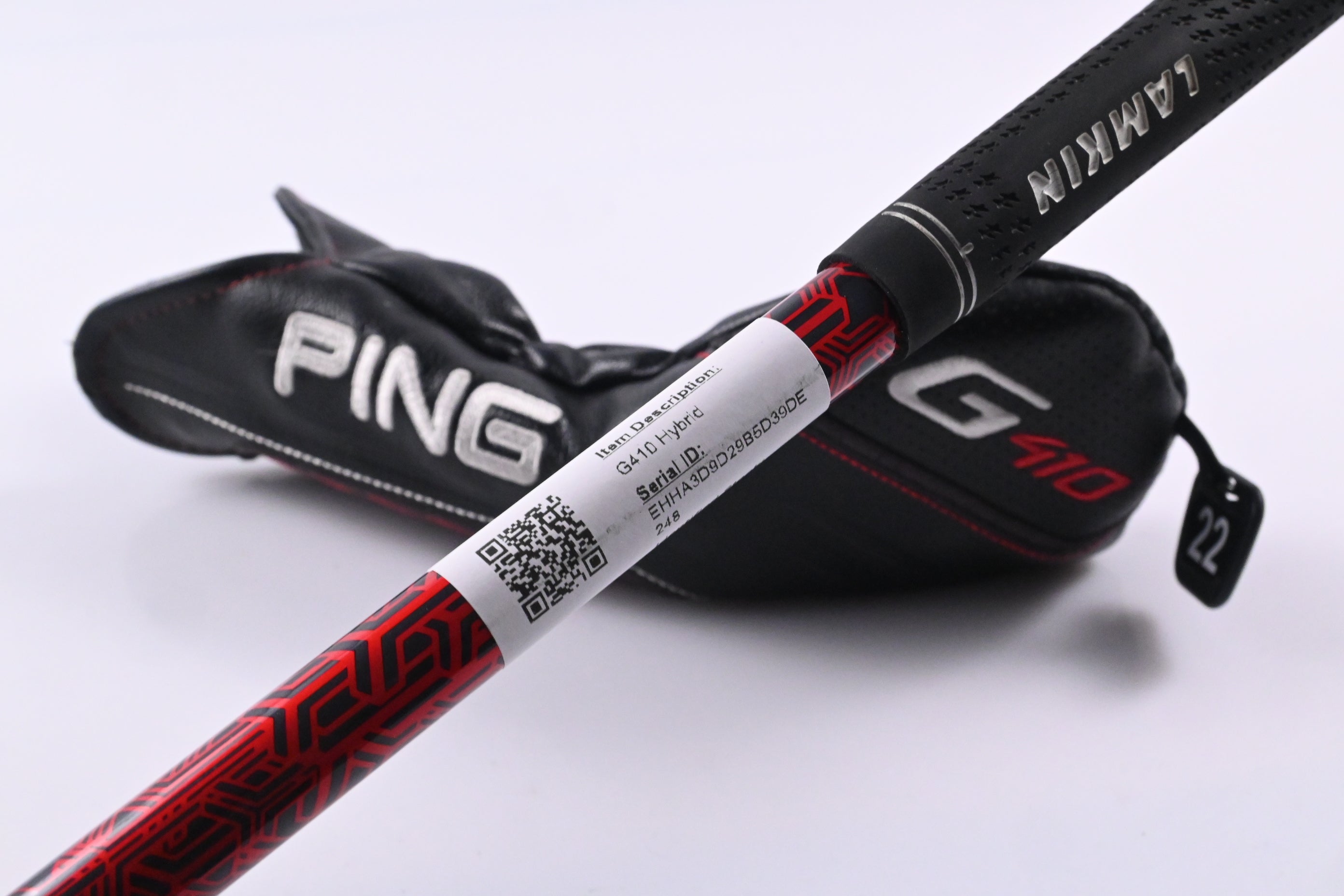 Ping G410 #4 Hybrid / 22 Degree / Regular Flex Ping Alta CB Red 70 Shaft