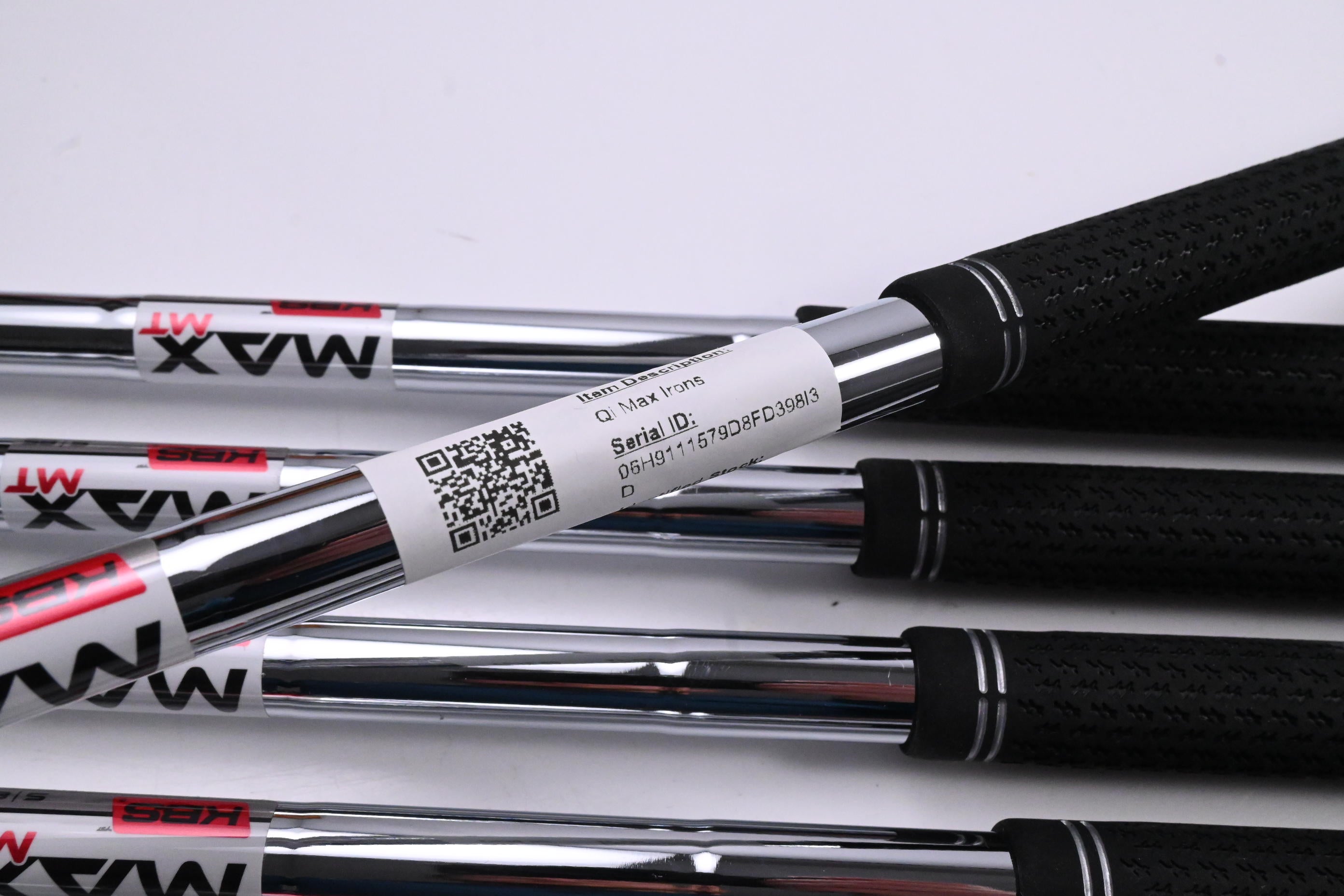 Taylormade Qi Max Irons / 5-PW+SW / Stiff Flex KBS MAX MT 85 Shafts