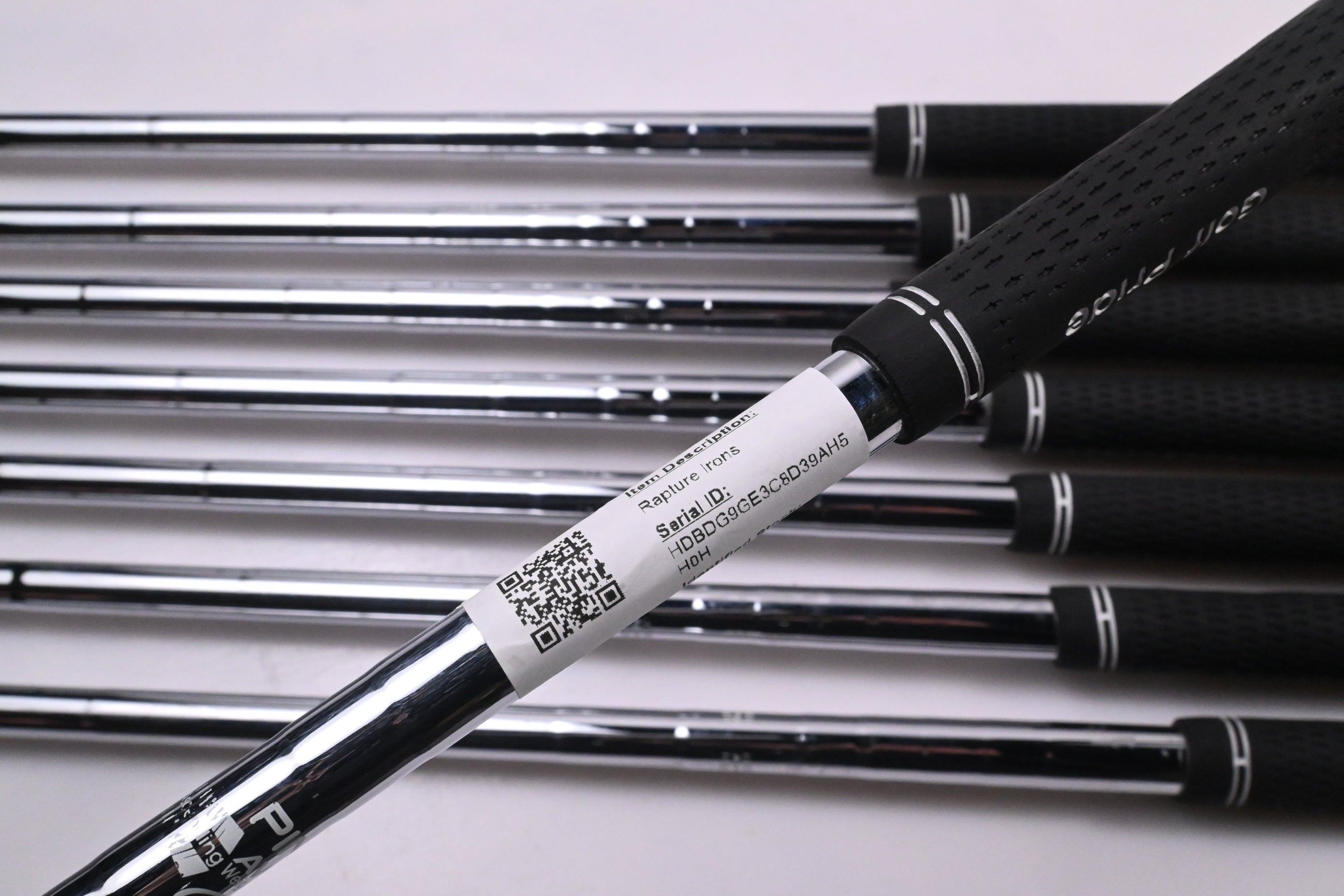 Ping Rapture Irons / 5-PW+GW+SW / Blue Dot / Regular Flex Ping AWT Shafts