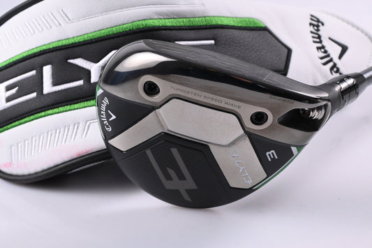 Callaway Elyte #3 Wood / 15 Degree / Stiff Flex Denali Charcoal 70 Shaft