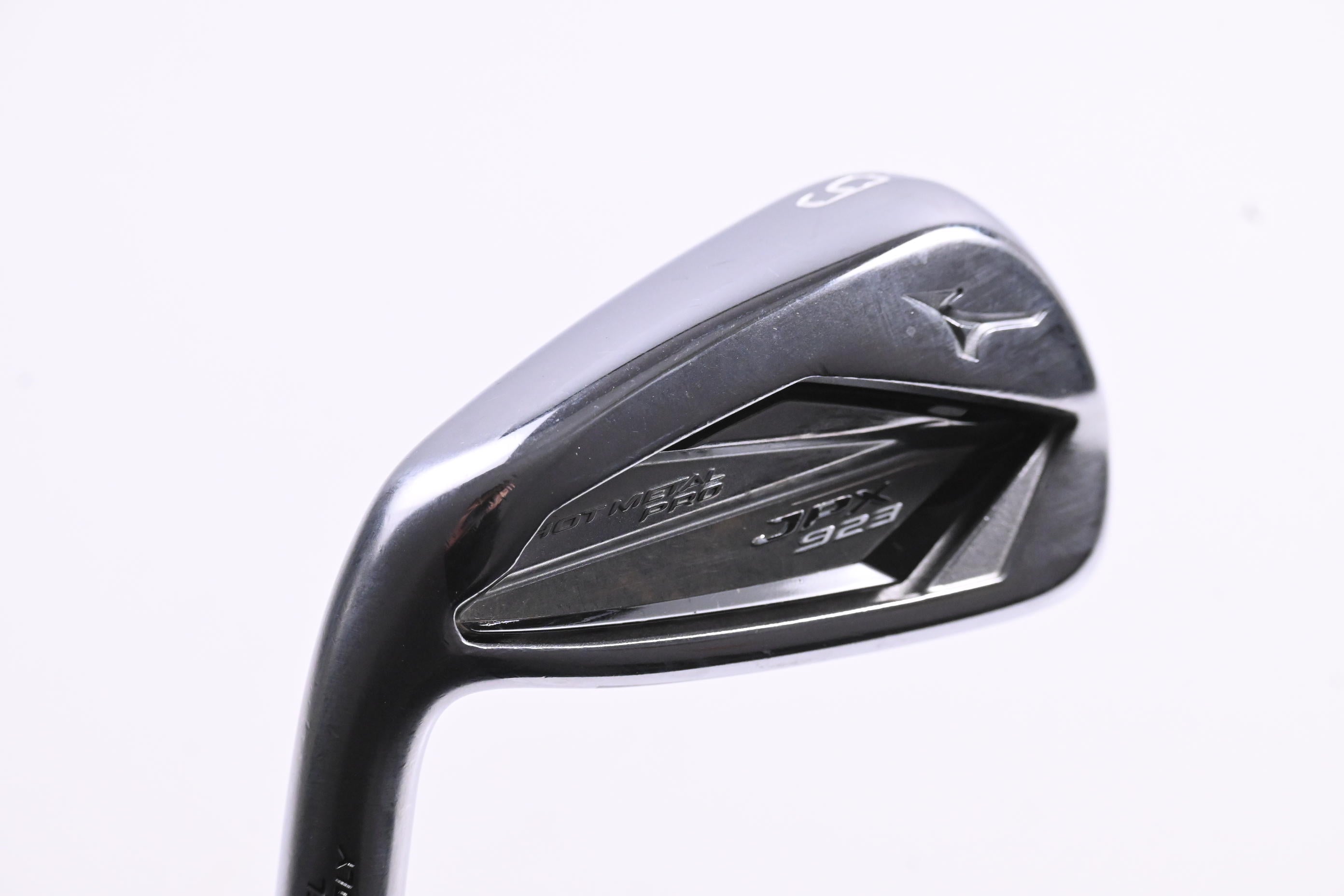 Left Hand Mizuno JPX 923 Hot Metal Pro #6 Iron / Stiff Flex NS Pro Modus 3 Tour