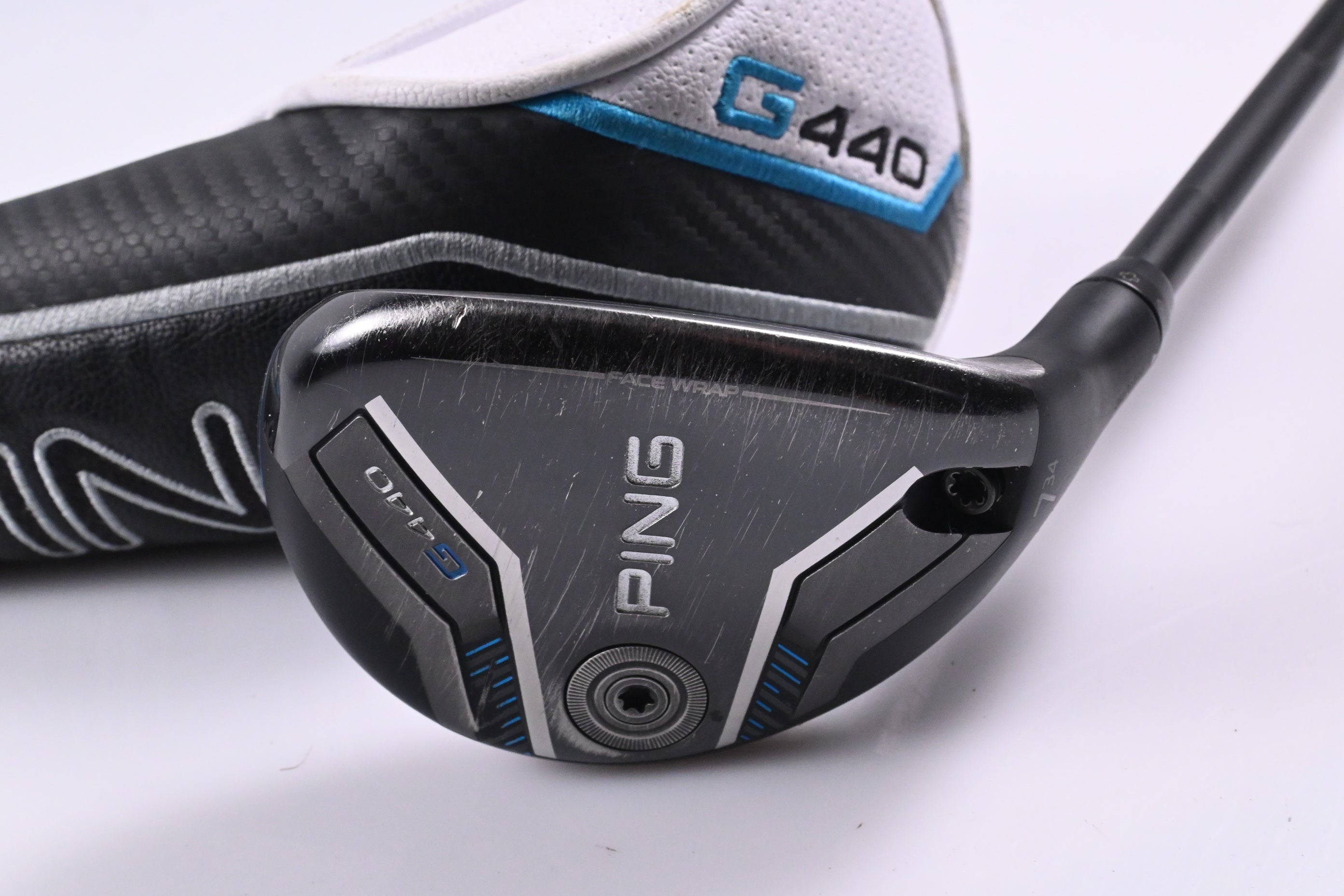 Ping G440 #7 Hybrid / 34 Degree / Senior Flex Ping ALTA CB Blue 70 Shaft