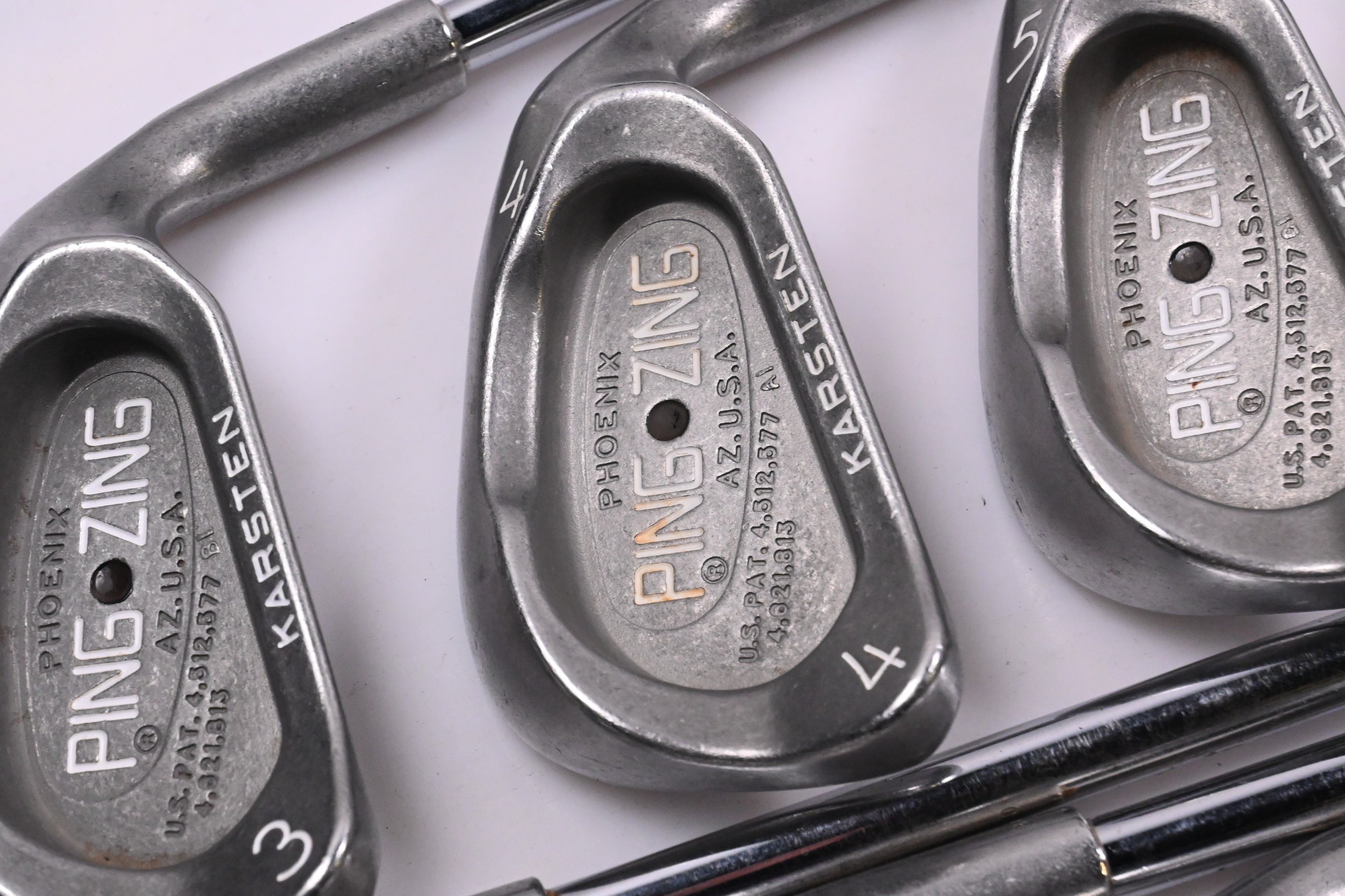 Ping Zing Irons / 3-PW+SW / Black Dot / Stiff Flex Ping JZ Shafts