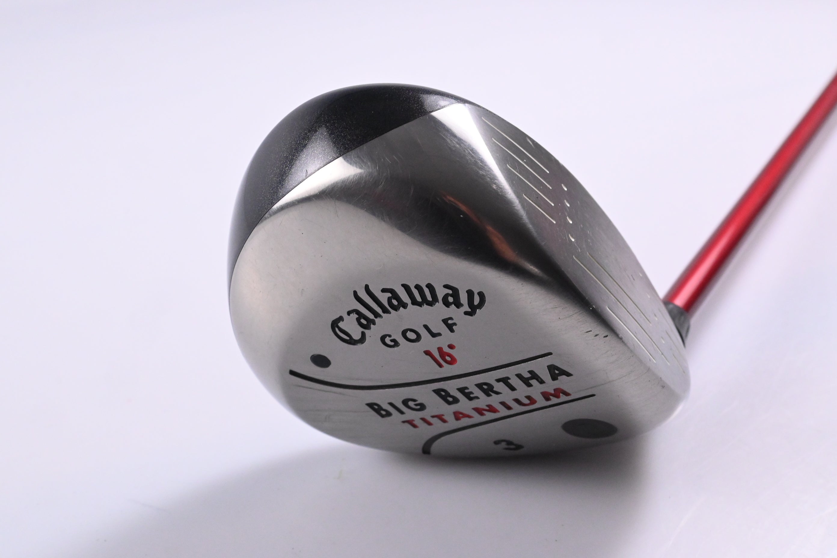 Callaway Big Bertha Titanium #3 Wood / 16 Degree / Stiff Flex Callaway RCH 75