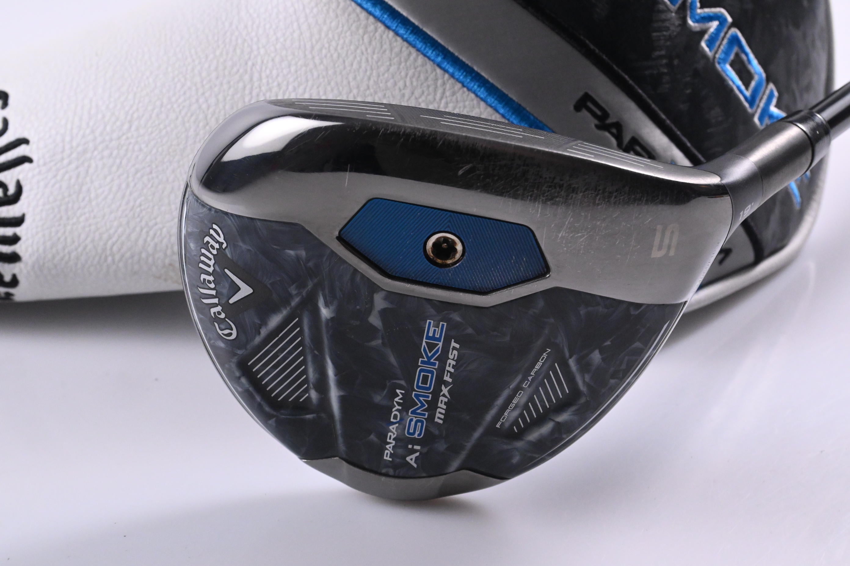 Callaway Paradym Ai Smoke Max Fast #5 Wood / 19 Degree / Senior Flex Tensei AV Blue 40