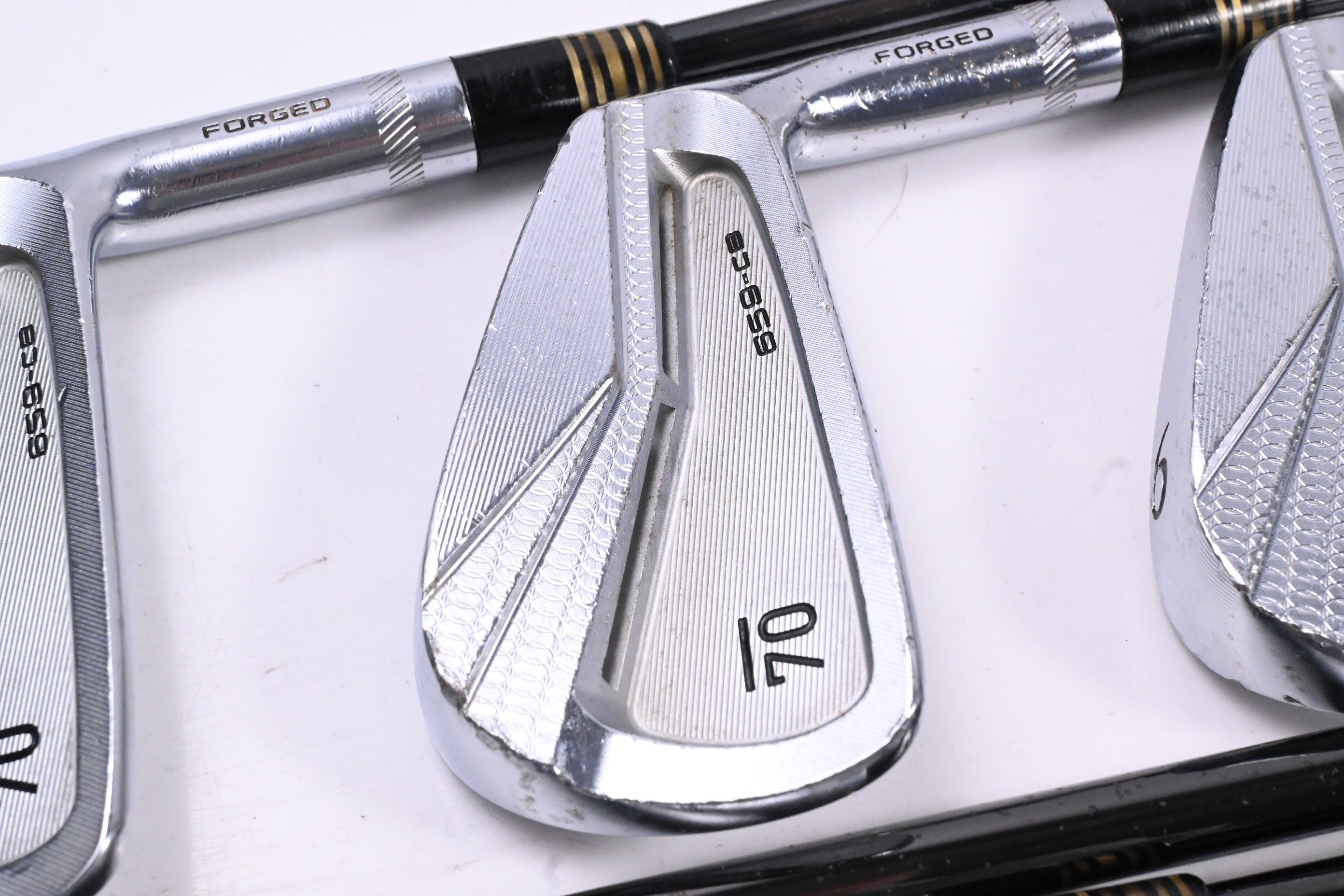 Sub 70 659 CB Irons / 4-PW / Stiff Flex KBS $-Taper 120 Shafts
