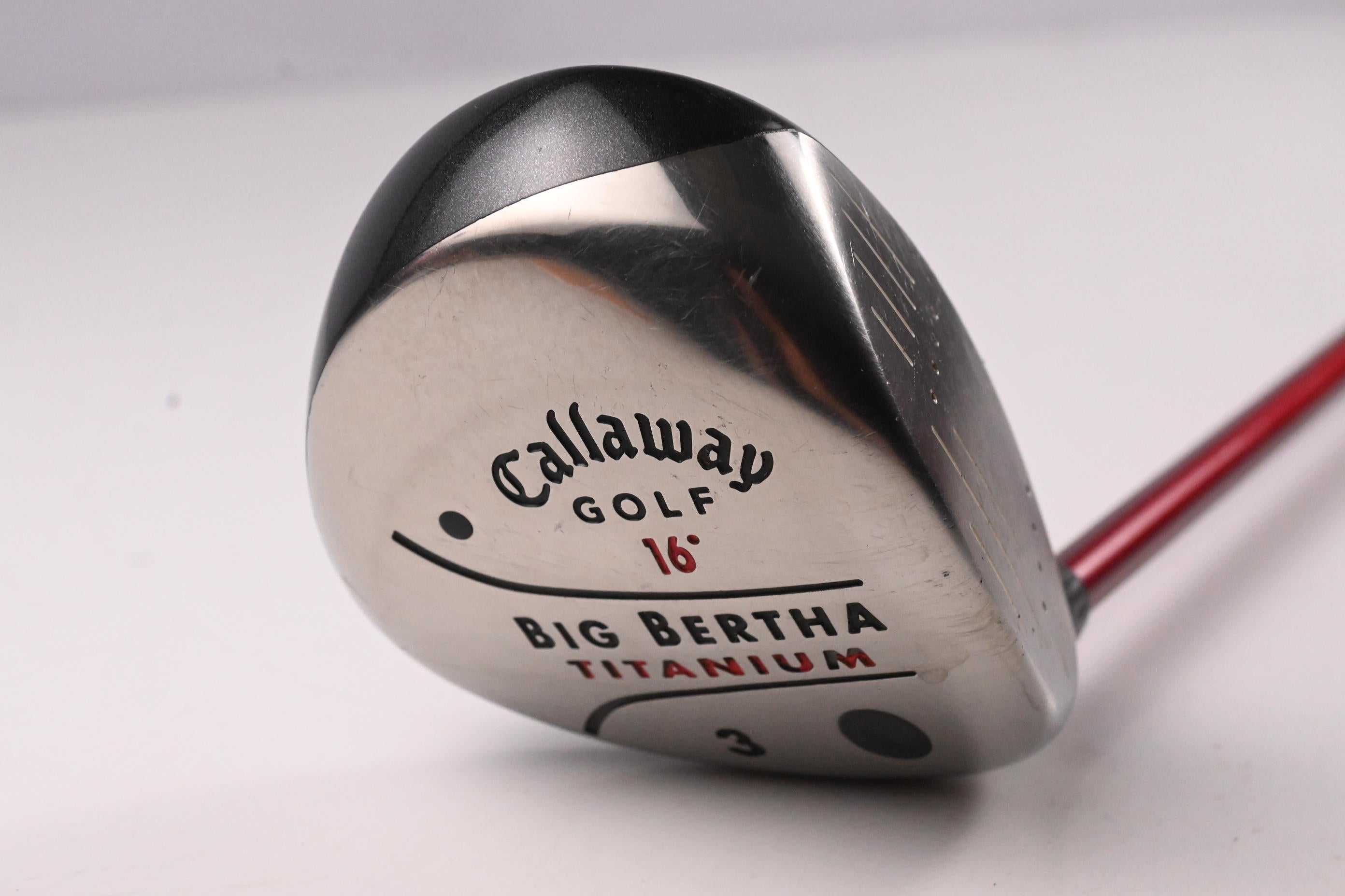 Callaway Big Bertha Titanium #3 Wood / 16 Degree / Stiff Flex Callaway RCH 75