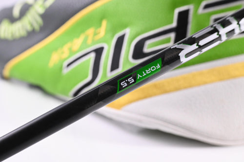 Callaway Epic Flash Driver / 9 Degree / Regular Flex Project X Cypher 40 Shaft