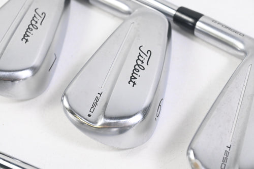 Left Hand Titleist T250* 2025 Irons / 5-PW+GW / Regular Flex KBS Tour Lite Shafts
