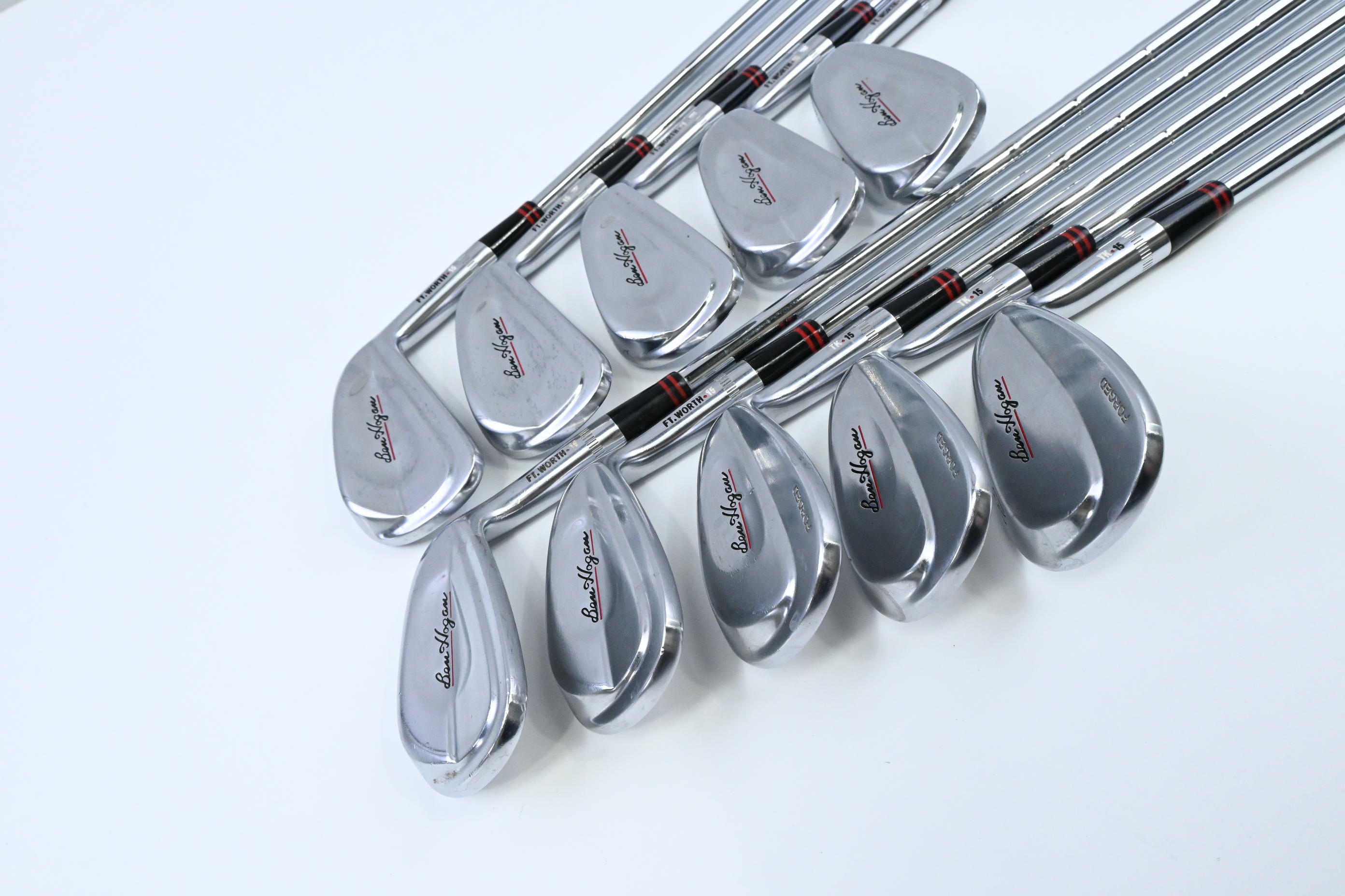 Ben Hogan FT. Worth 15/TK.15 Combo Irons / 4-PW+GW+SW+LW / Stiff Flex KBS 90