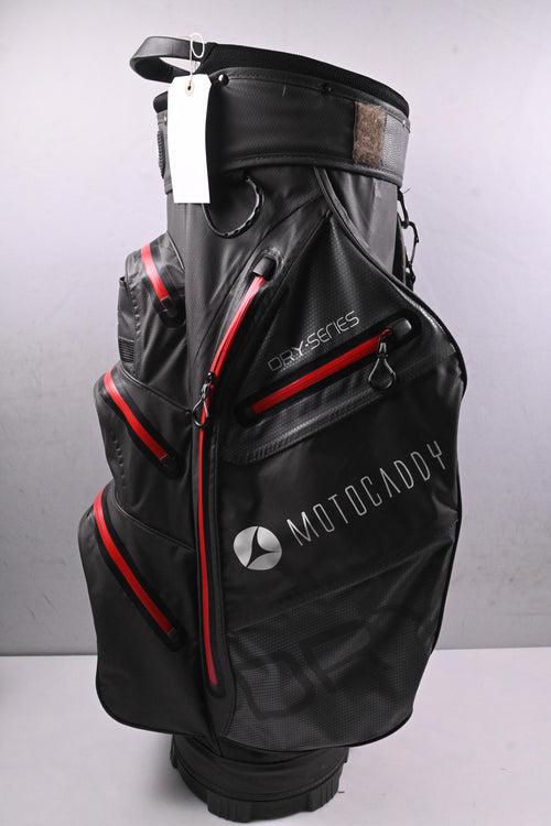 Motocaddy Dry Series Cart Bag / 14-Way Divider / Grey, Red