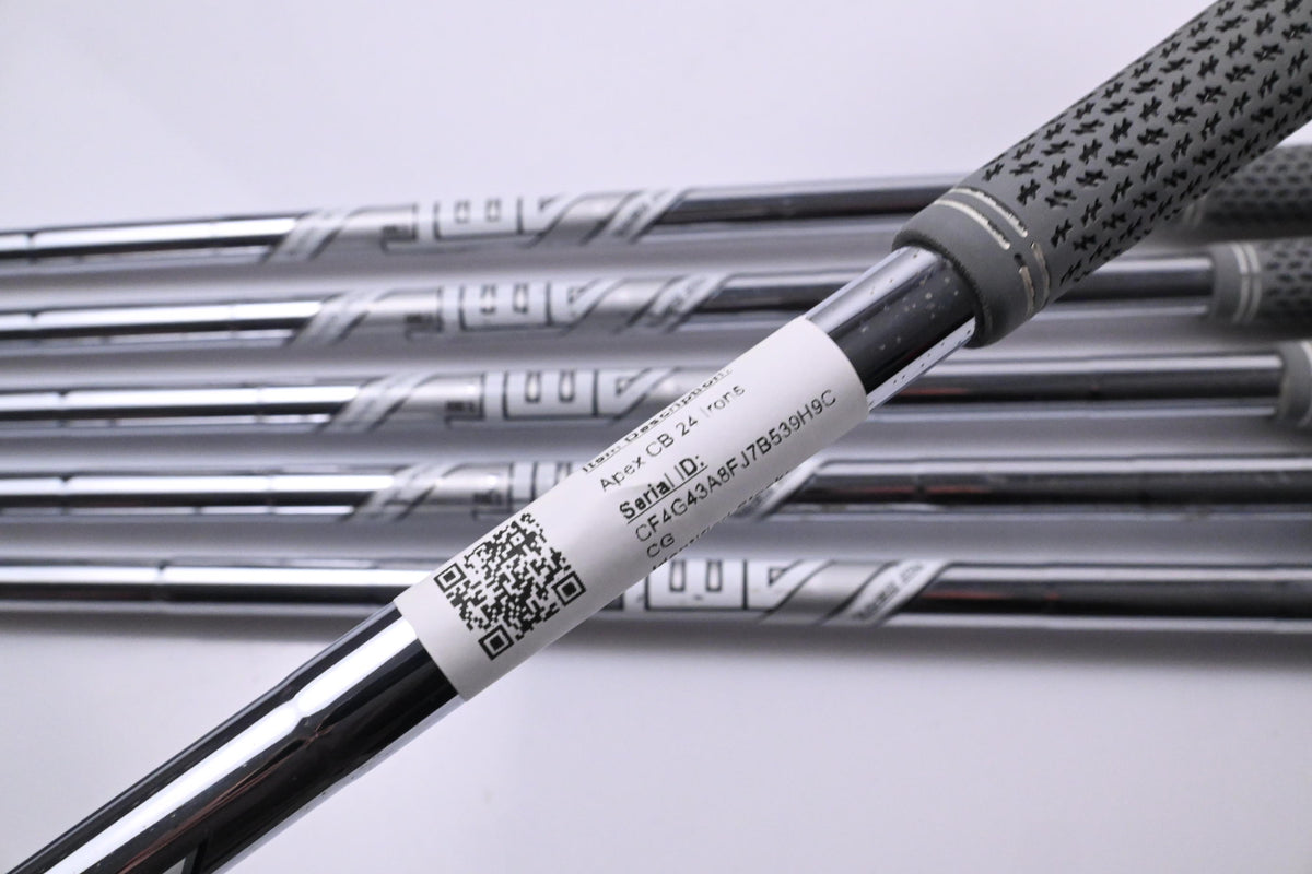 Callaway Apex CB 24 Irons / 5-PW / Stiff Flex True Temper AMT White S300 Shafts