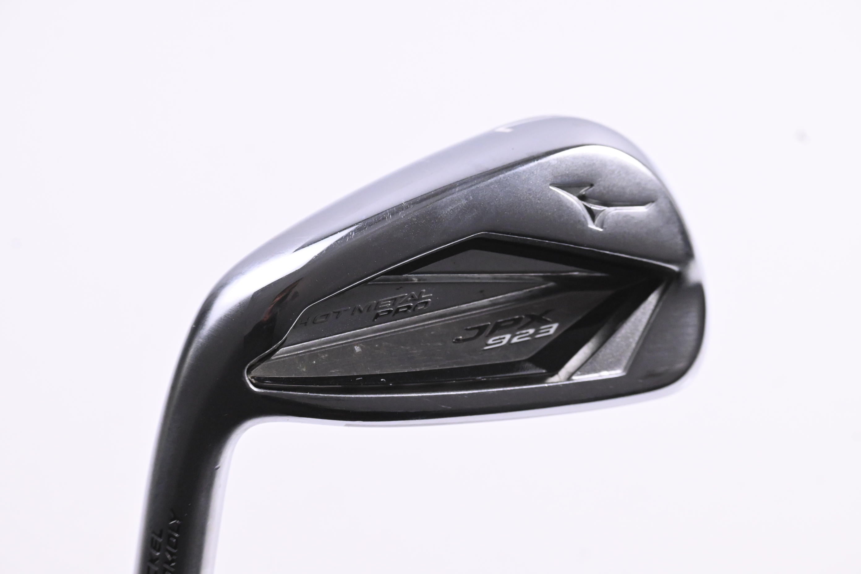Left Hand Mizuno JPX 923 Hot Metal Pro #7 Iron / Stiff Flex Dynamic Gold S300