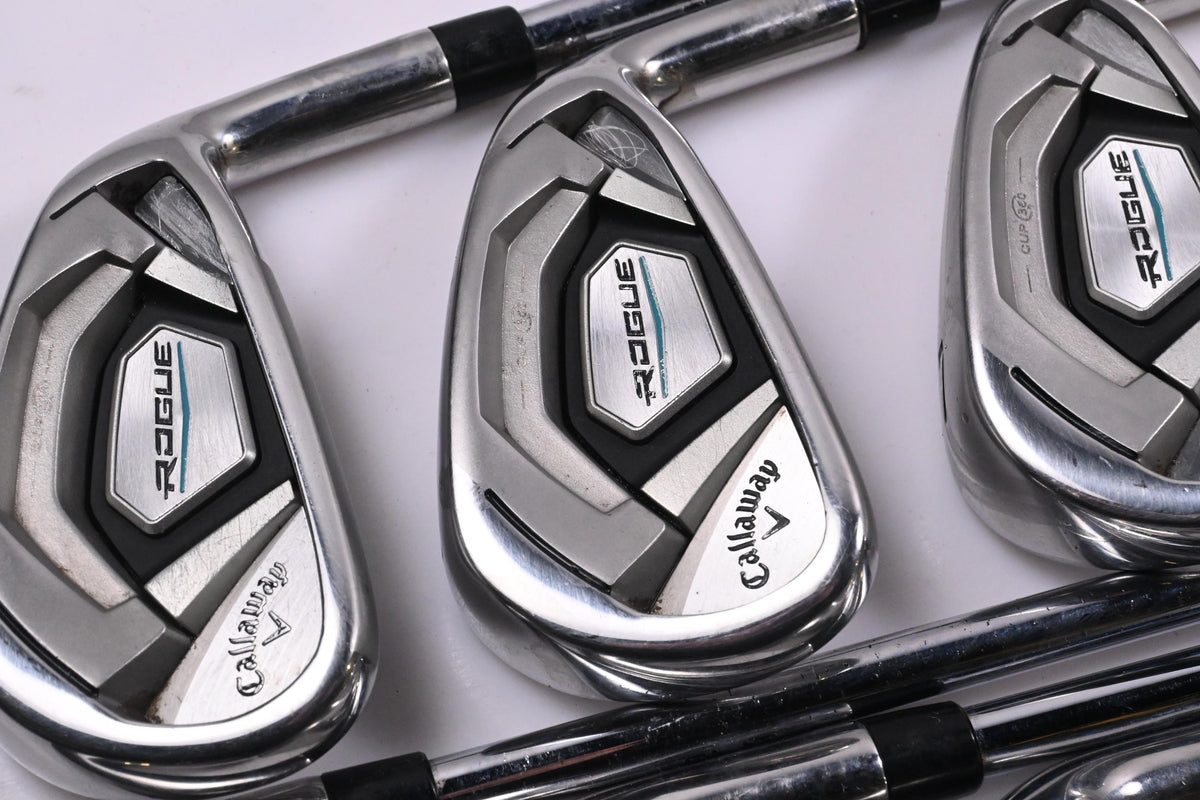 Callaway Rogue Irons / 5-PW+SW / Regular Flex XP 95 R300 Shafts