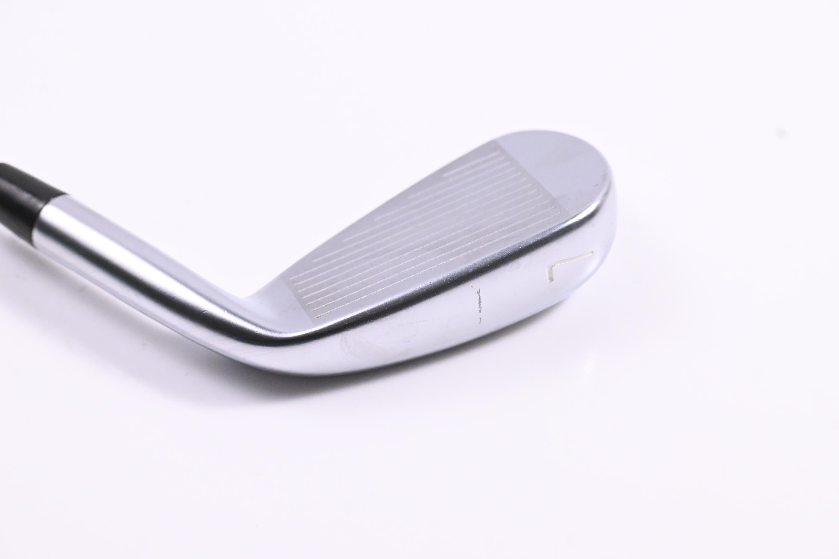 Left Hand Mizuno JPX 923 Hot Metal Pro #7 Iron / Stiff Flex Dynamic Gold S300