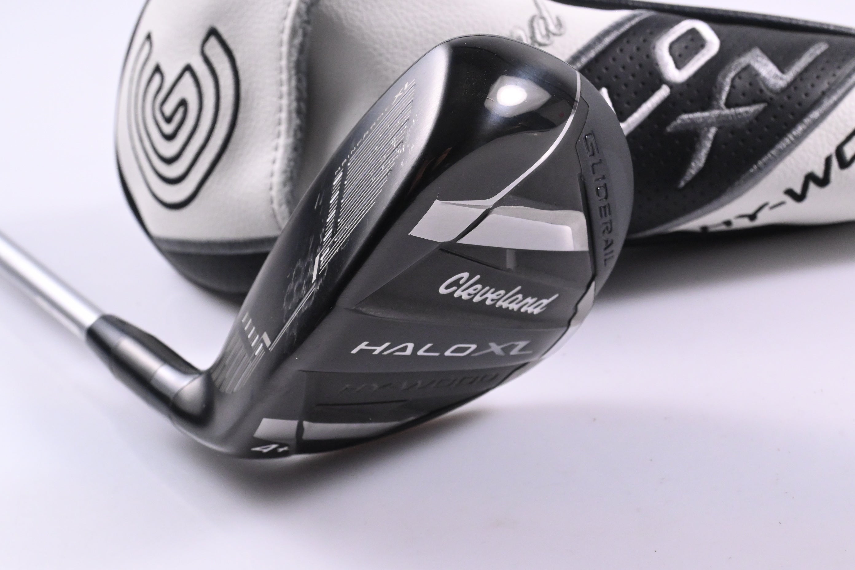 Left Hand Cleveland Halo XL Hy-Wood #4 Hybrid / 20 Degree / Regular Flex Aldila