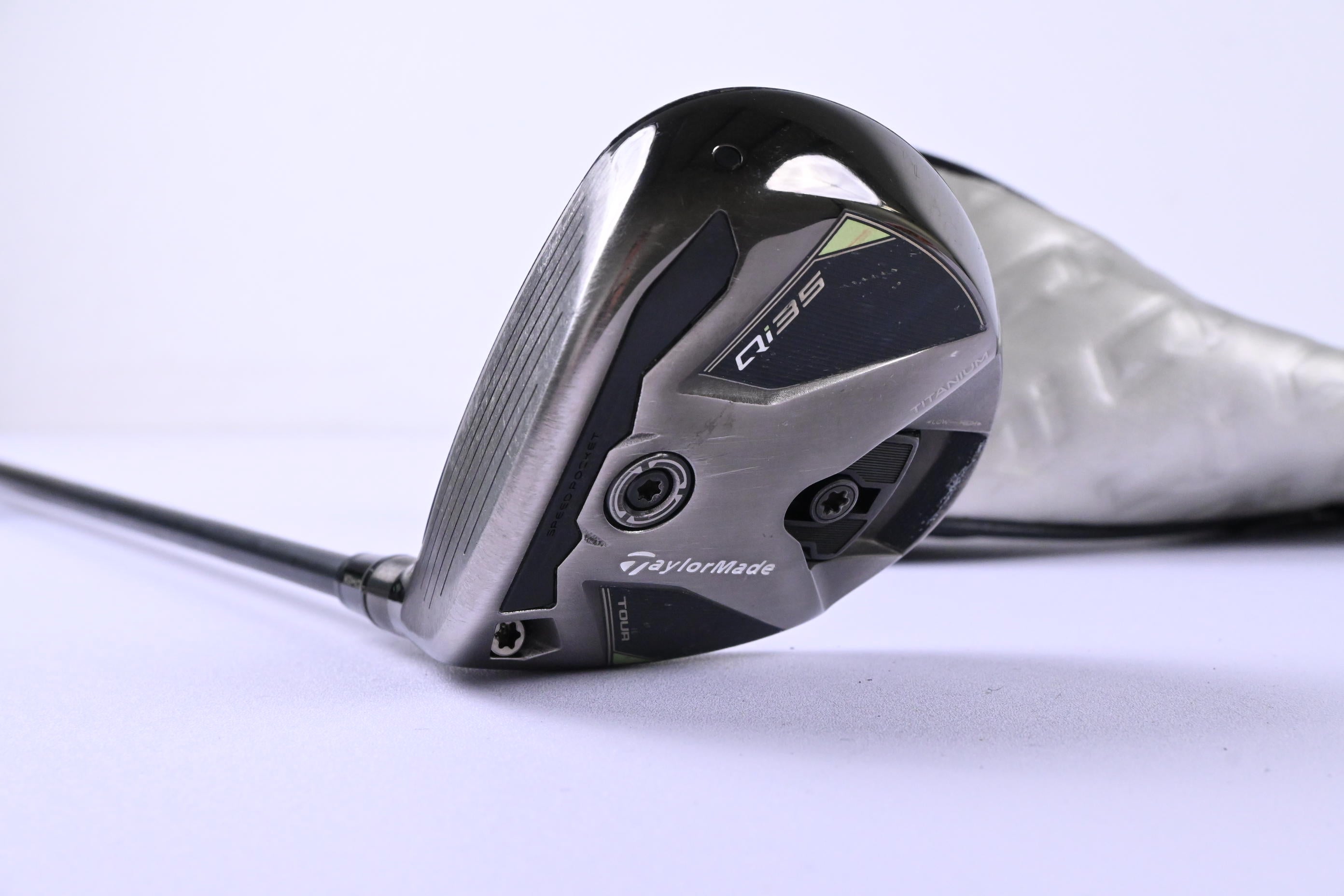 Left Hand Taylormade Qi35 Tour #3 Wood / 15 Degree / Stiff Flex Kai'li 75 Shaft
