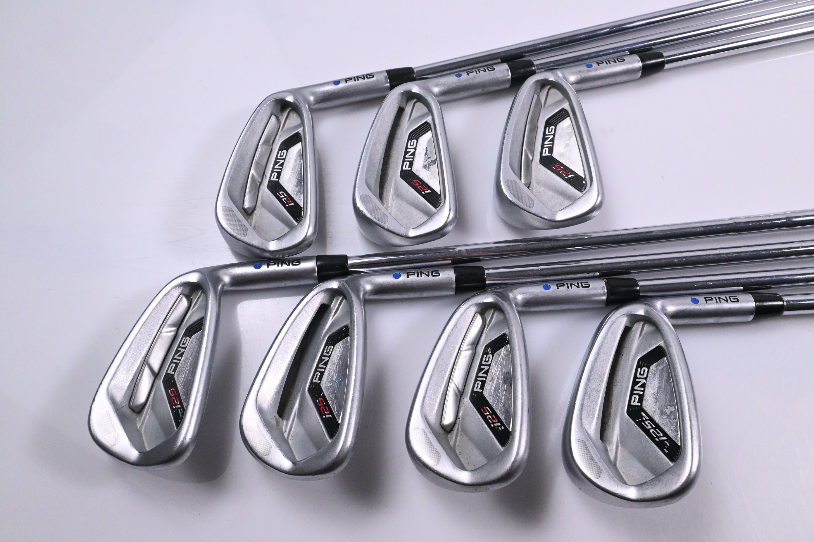 Ping i25 Irons / 4-PW / Blue Dot / Regular Flex Ping CFS Shafts