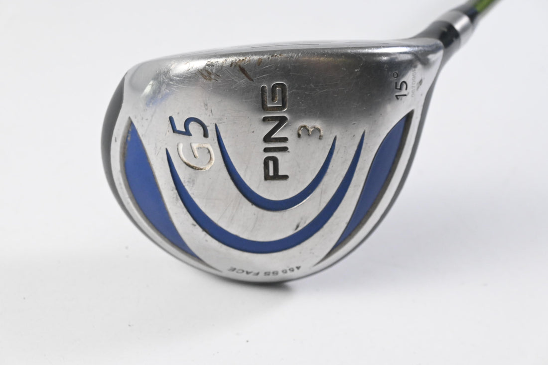 Ping G5 #3 Wood / 15 Degree / Regular Flex Aldila NV 75 Shaft