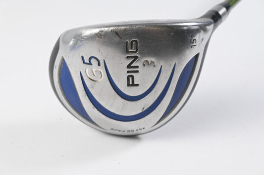 Ping G5 #3 Wood / 15 Degree / Regular Flex Aldila NV 75 Shaft