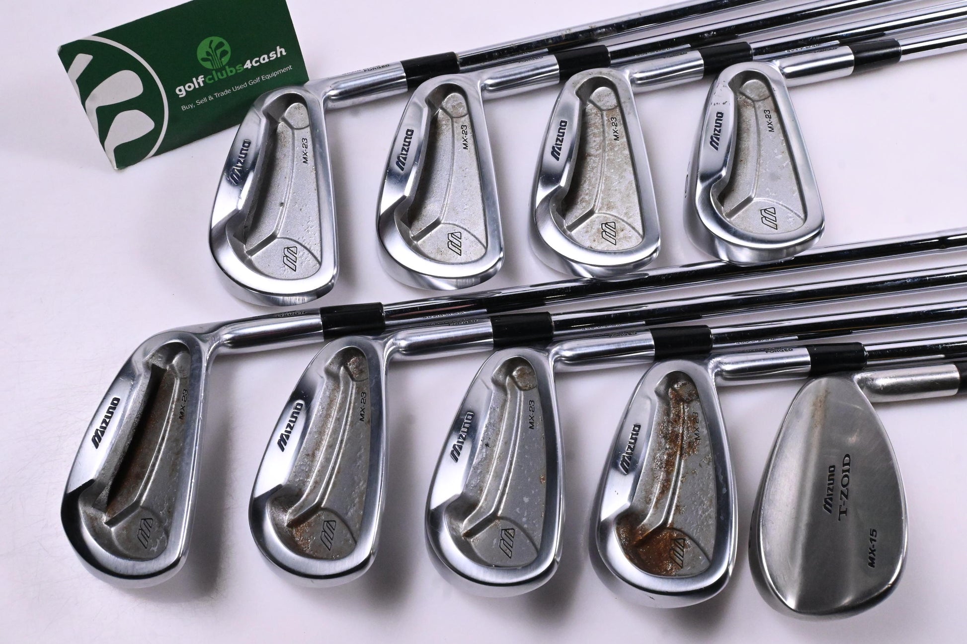 Mizuno MX-23 Irons / 3-PW+SW / Regular Flex Dynamic Gold Lite R300 Shafts