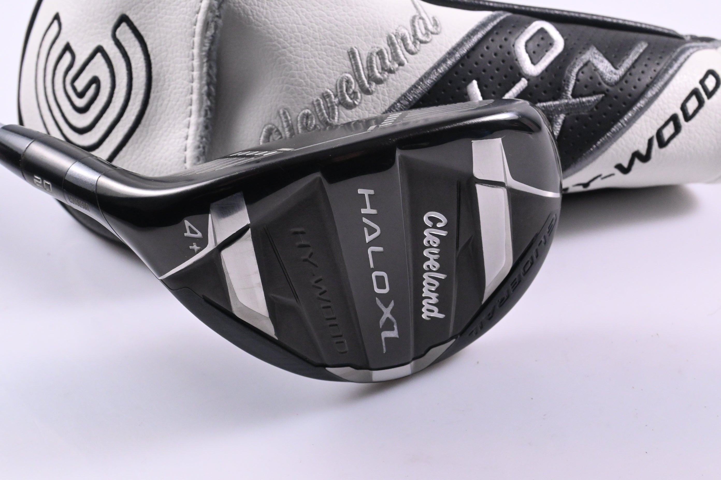Left Hand Cleveland Halo XL Hy-Wood #4 Hybrid / 20 Degree / Regular Flex Aldila