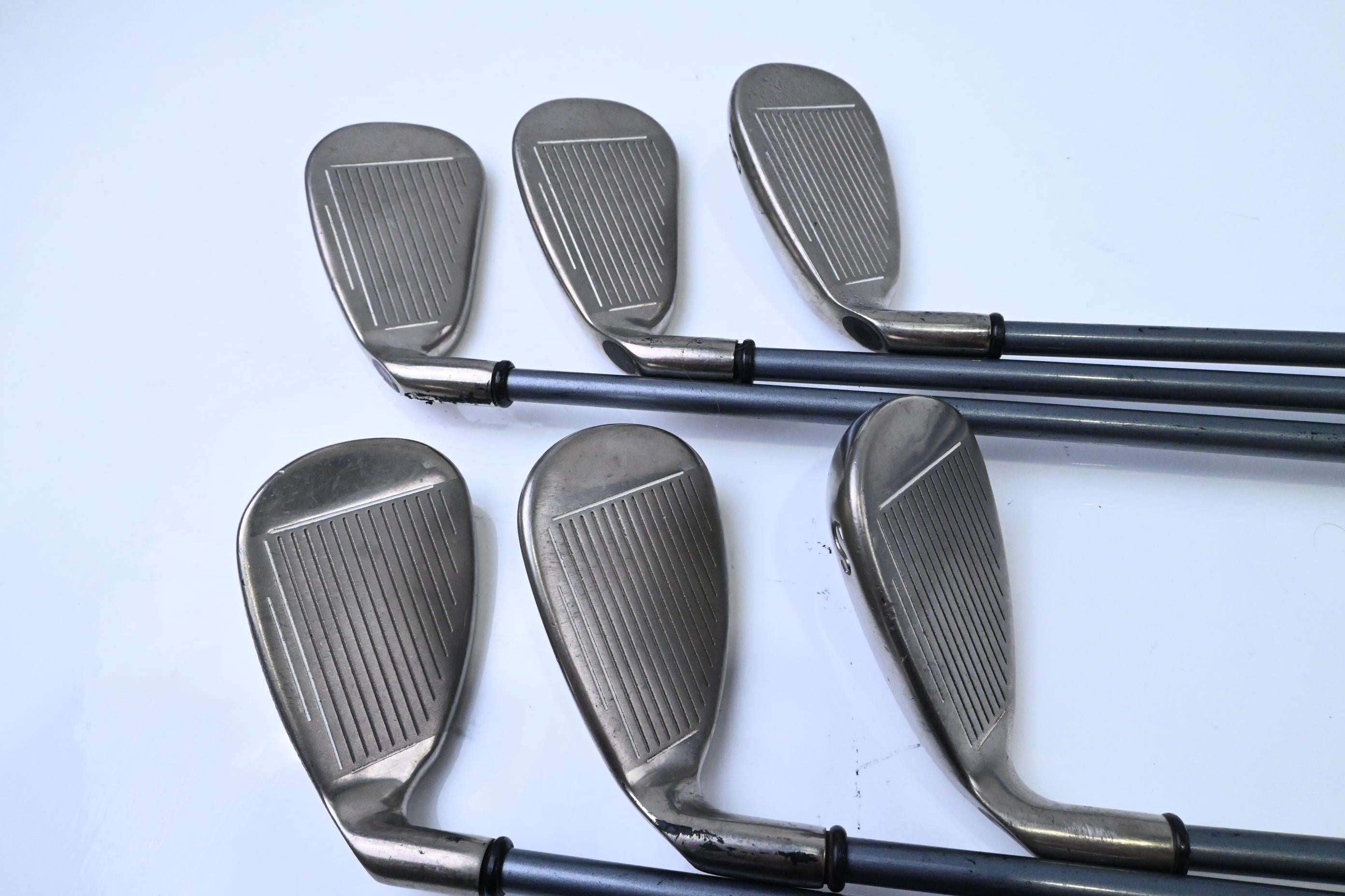 Callaway Hawk Eye Tungsten Titanium Irons / 6-PW+SW / Firm Flex Hawk Eye Shafts