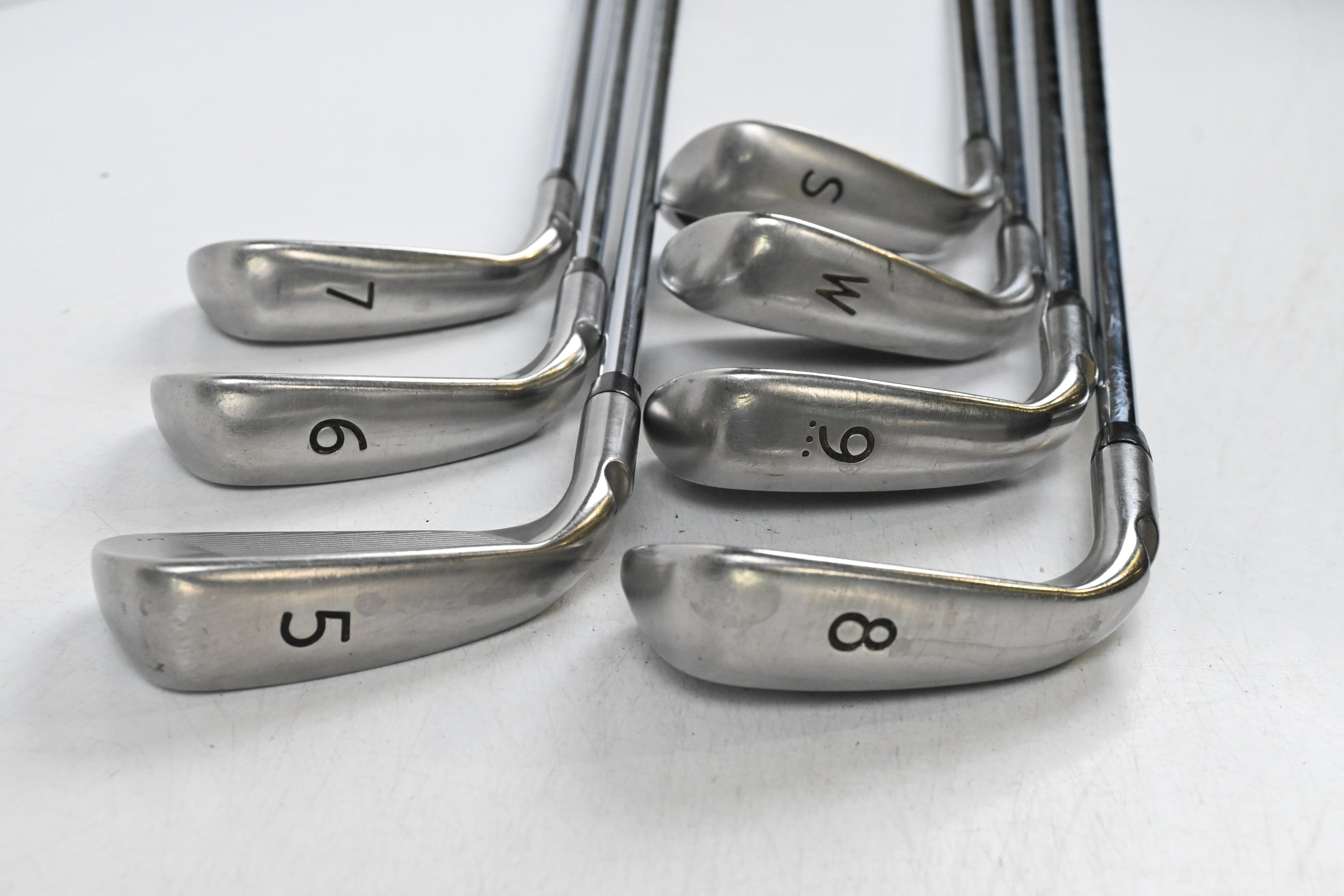 Ping G Series Irons / 5-PW+SW / Green Dot / Regular Flex Ping AWT 2.0 Shafts