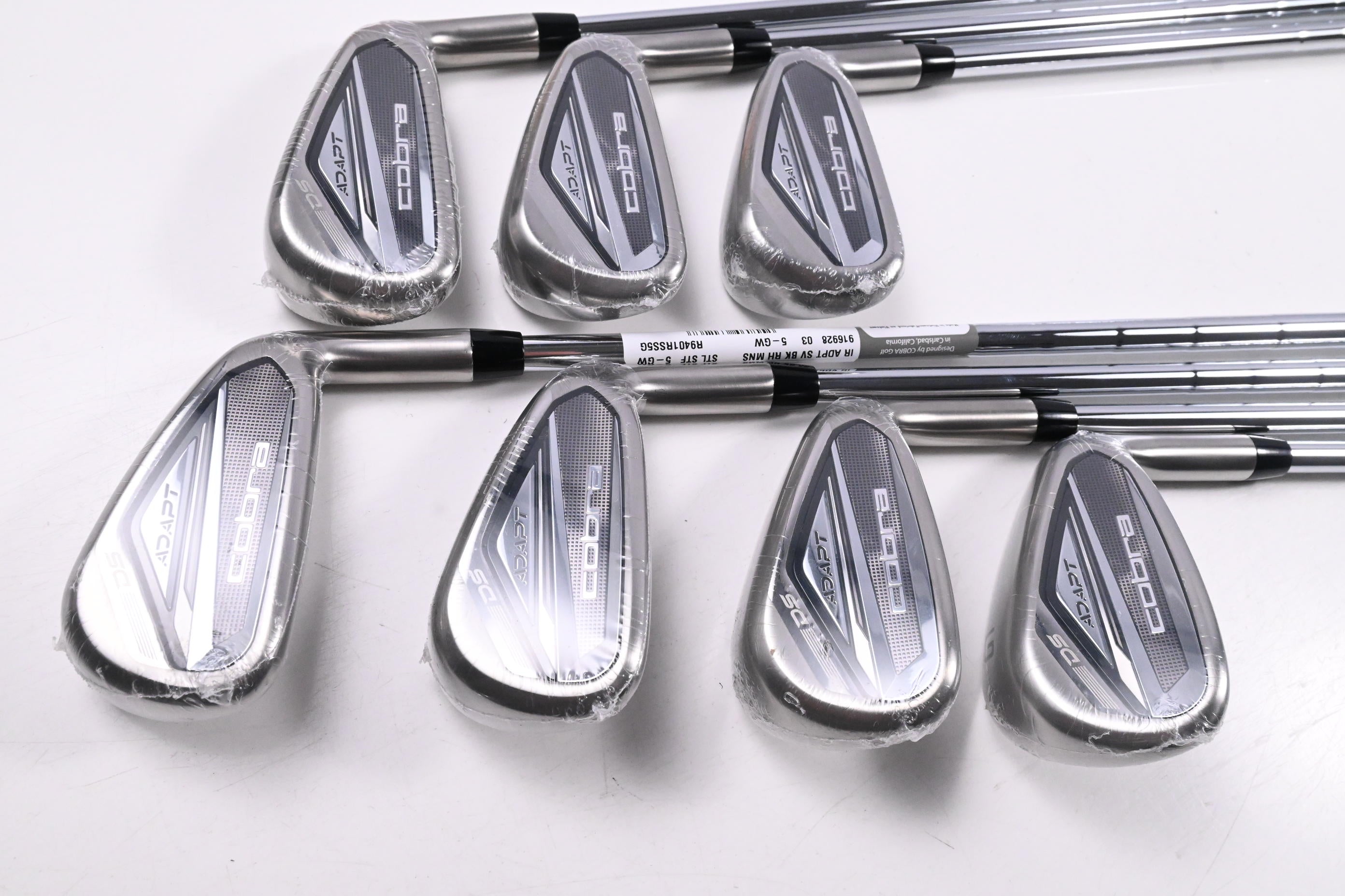 Cobra DS-Adapt Irons / 5-PW+GW / Stiff Flex KBS Tour Lite Shafts