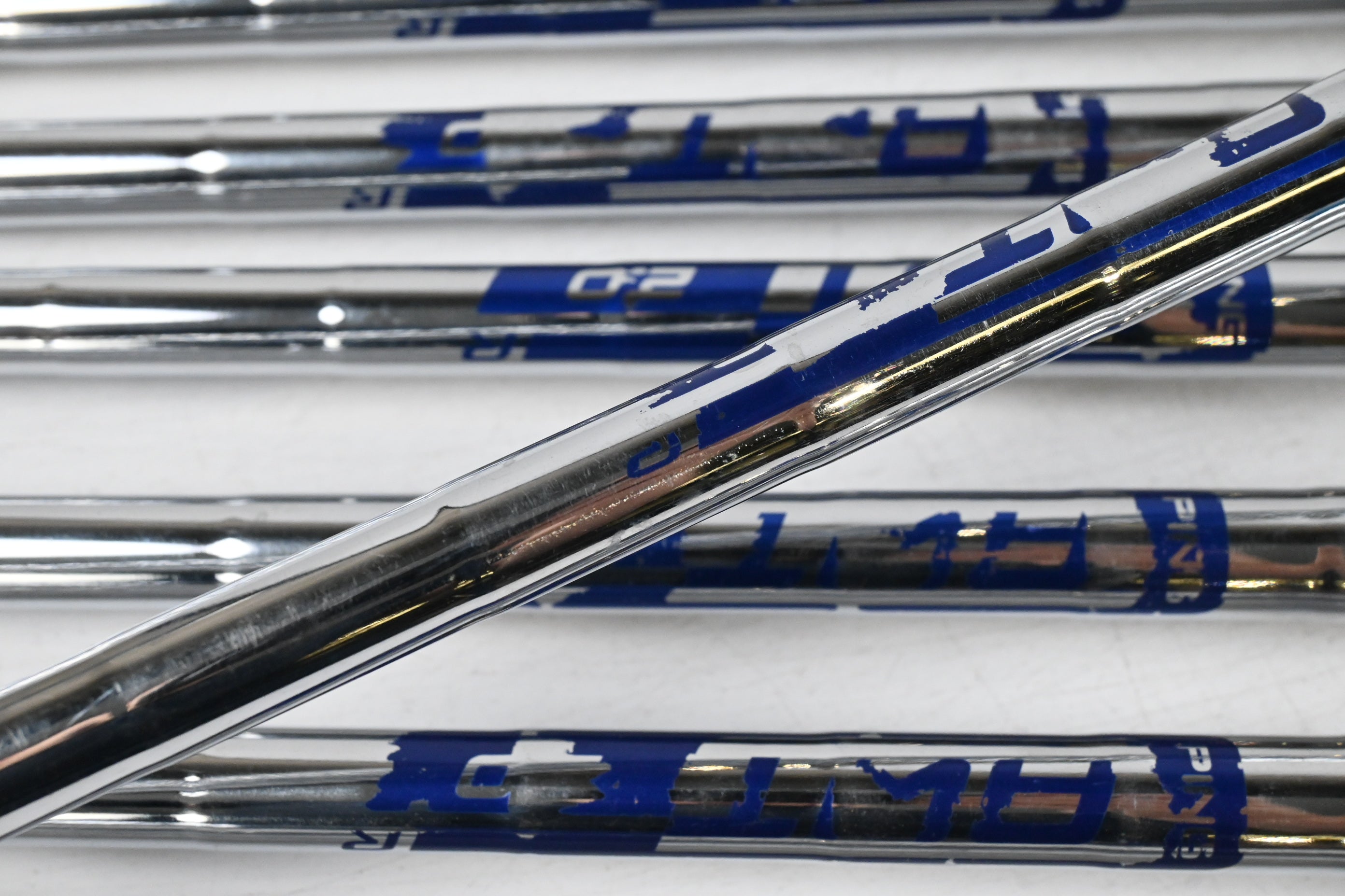 Ping G Series Irons / 5-PW+SW / Green Dot / Regular Flex Ping AWT 2.0 Shafts
