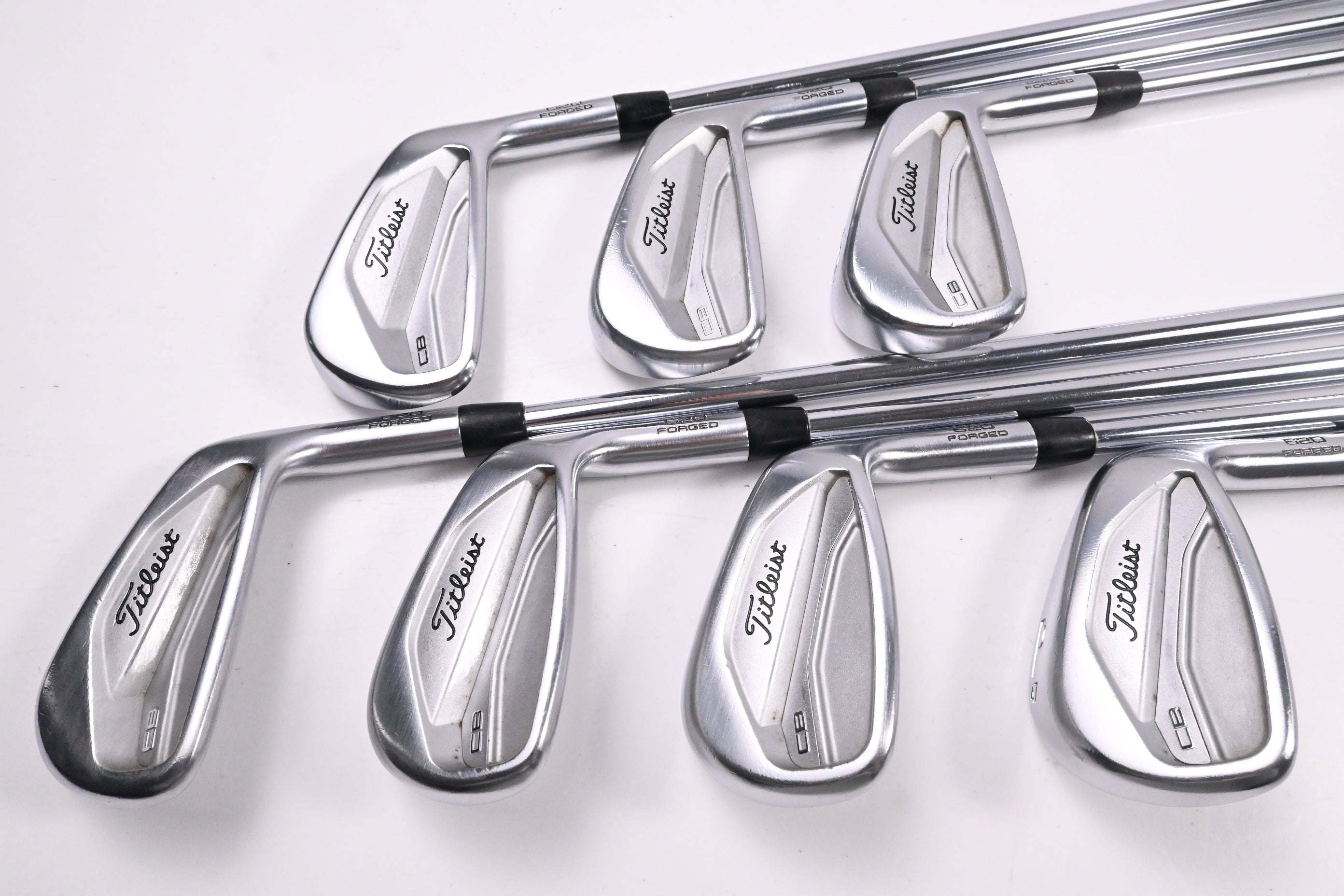 Titleist CB 620 Irons / 4-PW / Regular Flex Project X Rifle Shafts