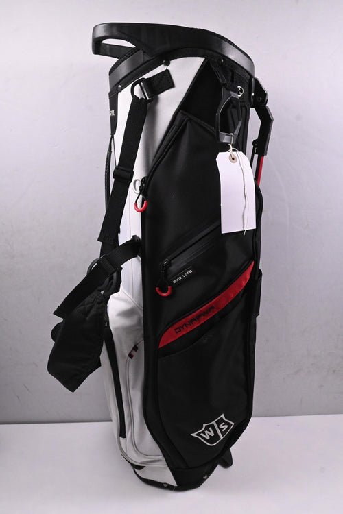 Wilson EXO Lite Stand Bag / 4-Way Divider / Black, White, Red