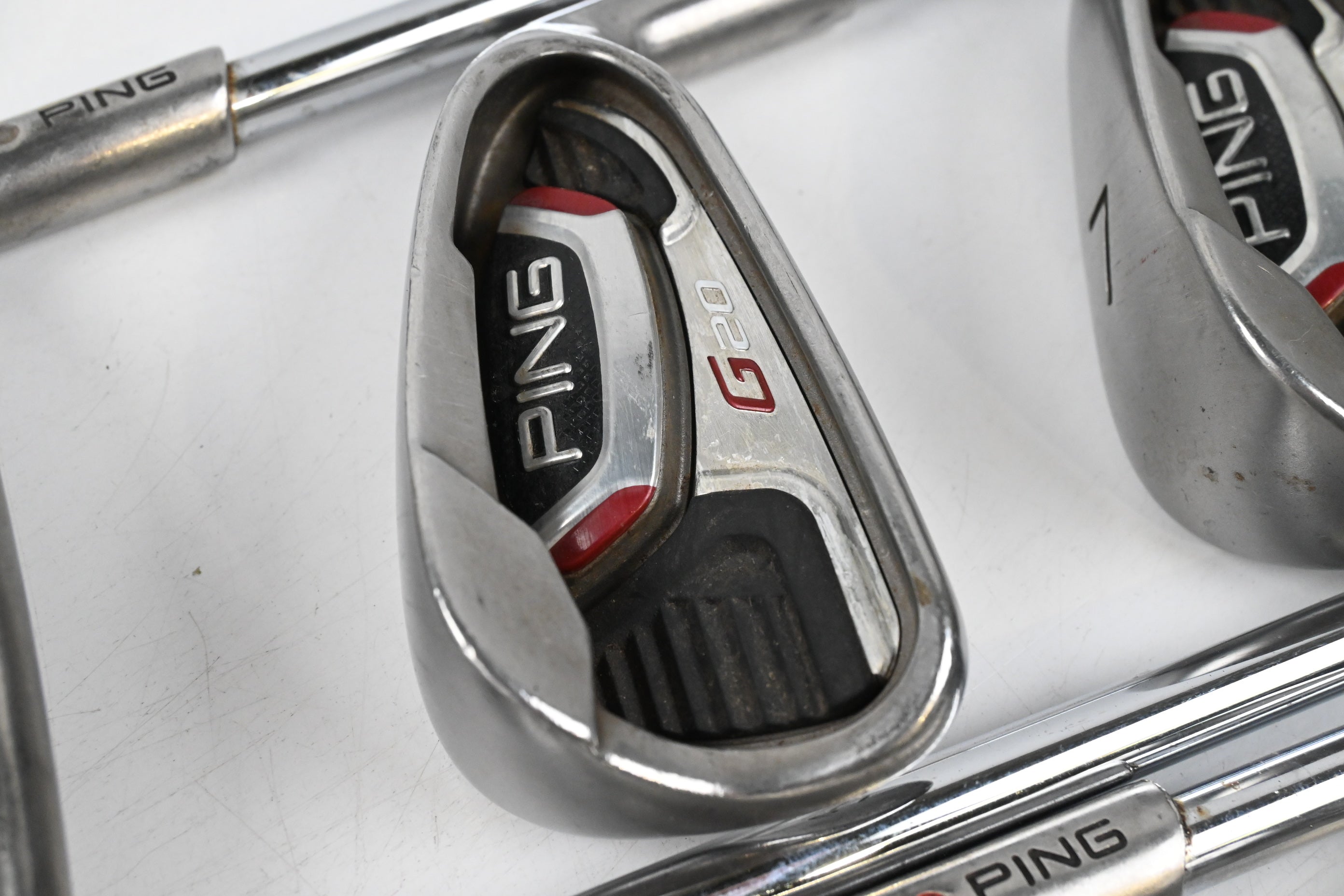 Ping G20 Irons / 5-PW / Red Dot / Regular Flex Ping CFS Shafts