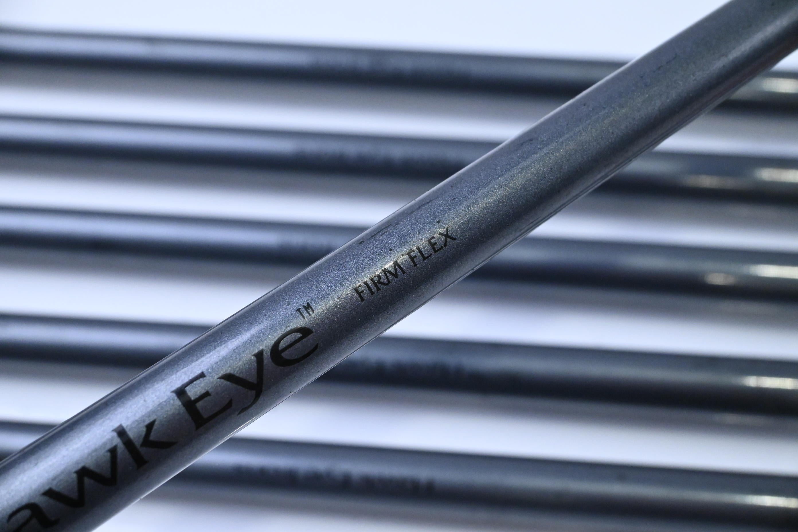 Callaway Hawk Eye Tungsten Titanium Irons / 6-PW+SW / Firm Flex Hawk Eye Shafts