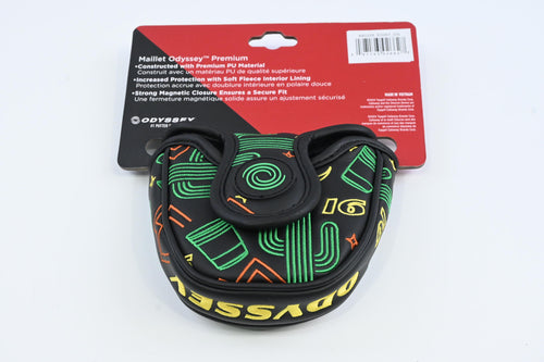 Odyssey Cactus 16 Headcover / Mallet / Black, Green, Yellow