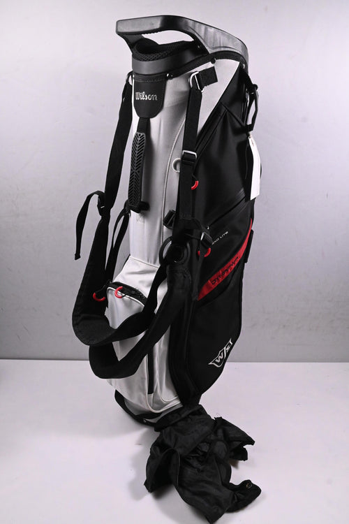 Wilson EXO Lite Stand Bag / 4-Way Divider / Black, White, Red