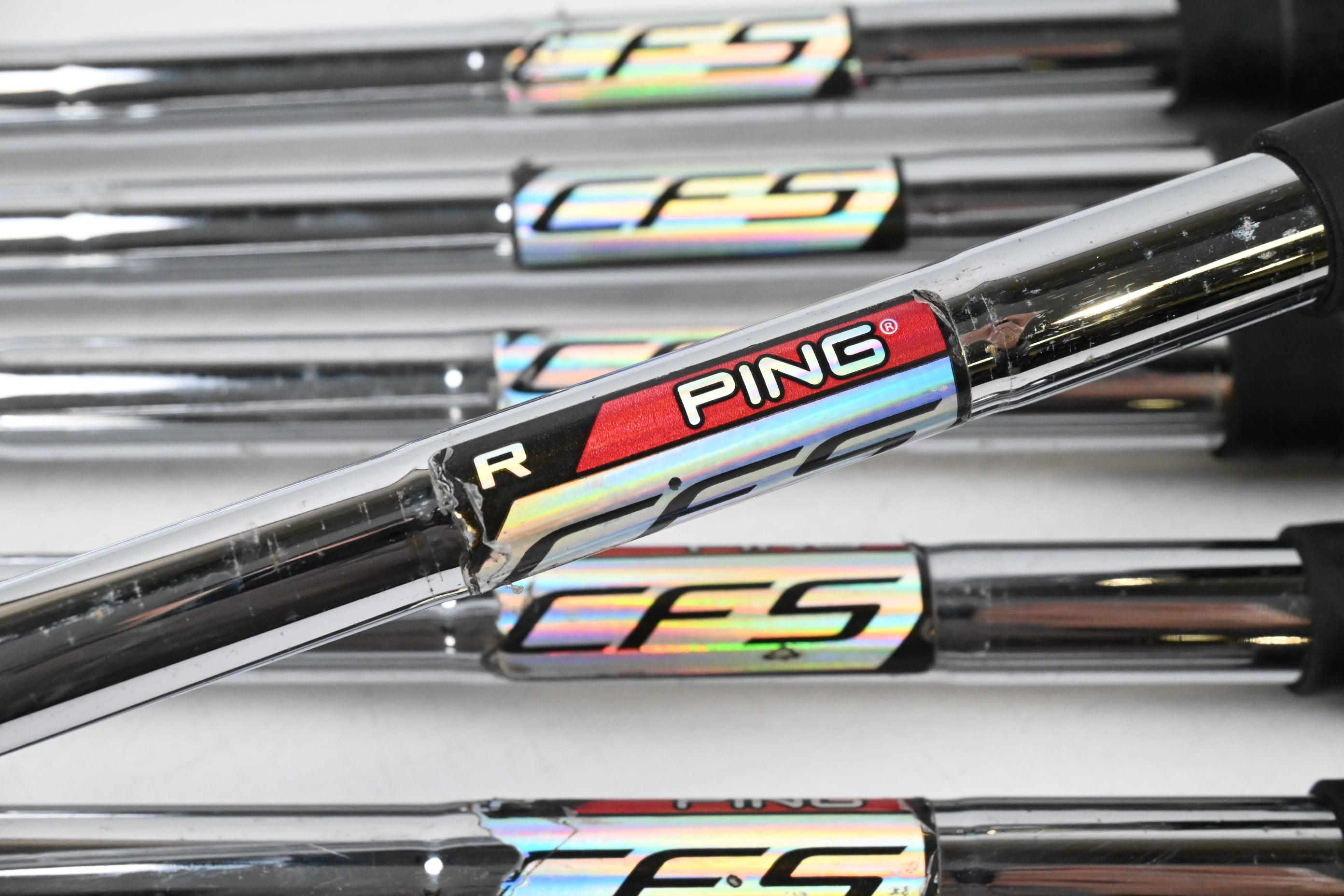 Ping G20 Irons / 5-PW / Red Dot / Regular Flex Ping CFS Shafts