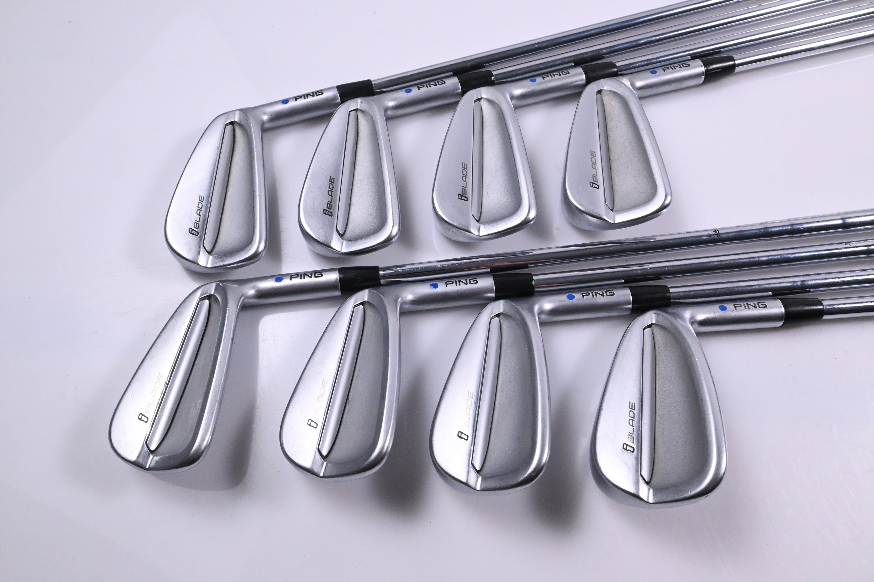 Ping iBlade Irons / 3-PW / Blue Dot / Stiff Flex Steel Shafts