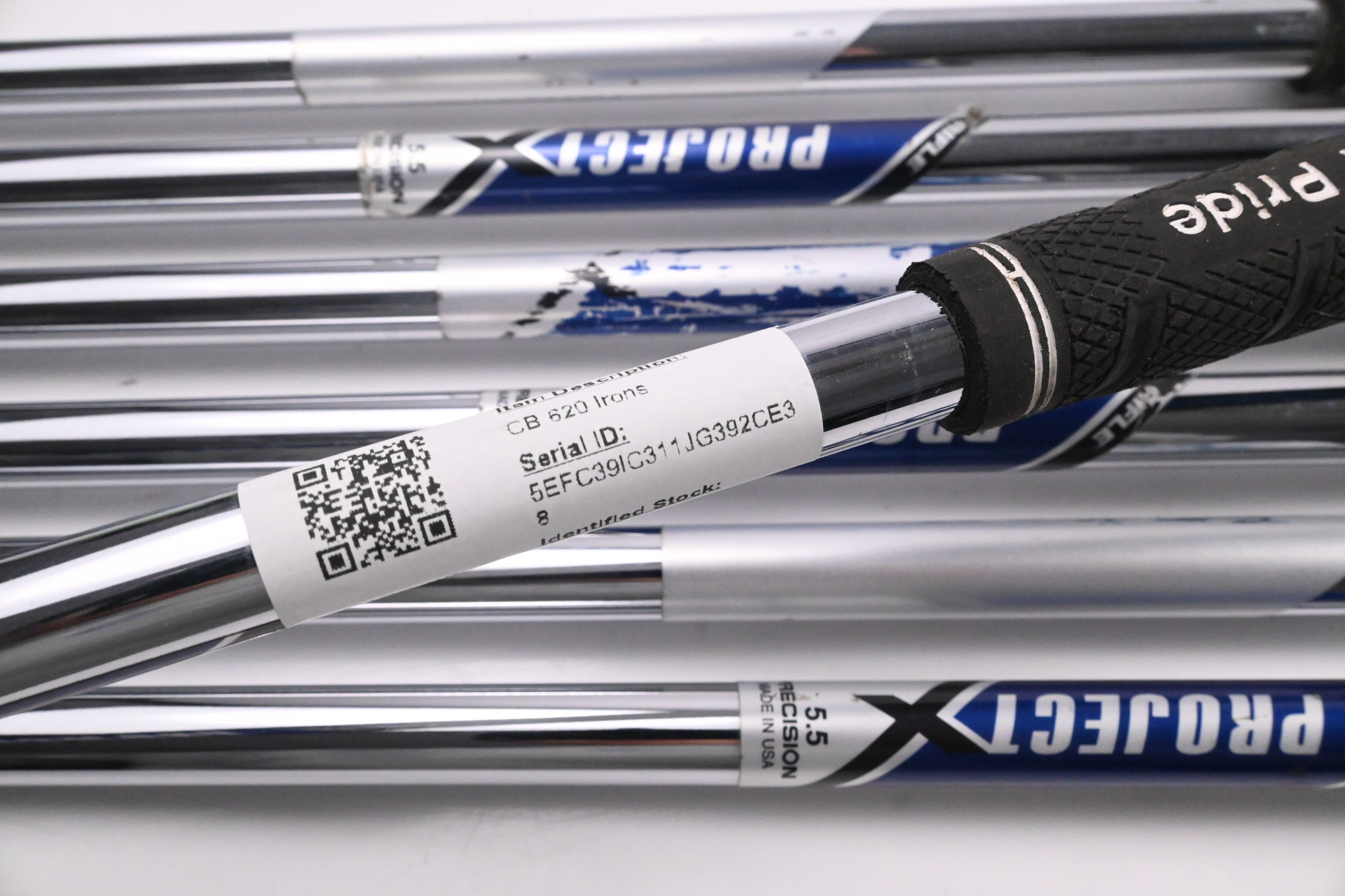 Titleist CB 620 Irons / 4-PW / Regular Flex Project X Rifle Shafts
