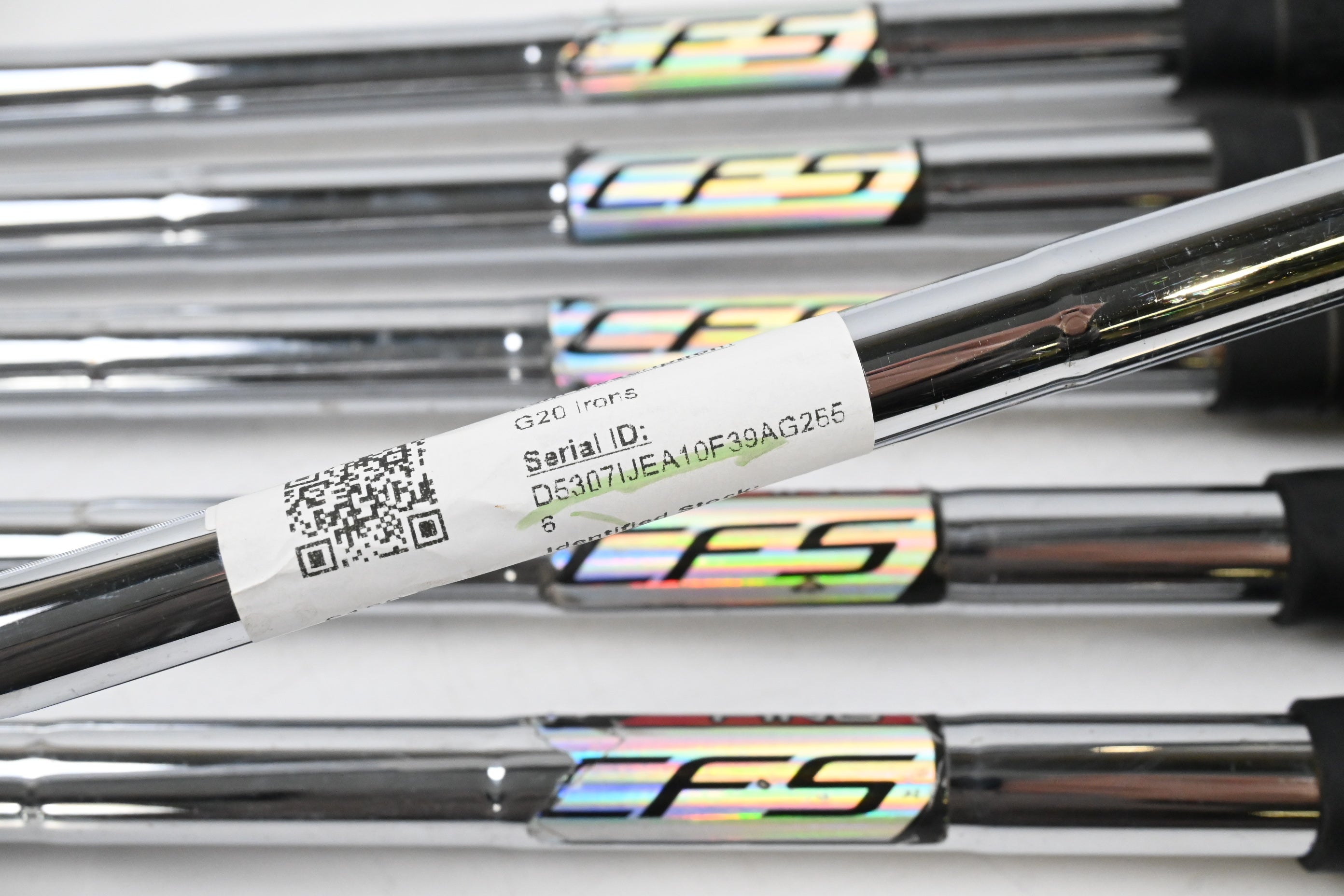 Ping G20 Irons / 5-PW / Red Dot / Regular Flex Ping CFS Shafts
