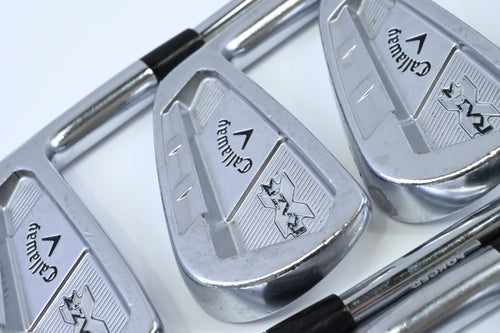 Callaway RAZR X Forged Irons / 4-PW / Stiff Flex Project X Flighted Rifle Shafts