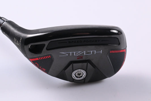 Left Hand Taylormade Stealth 2 Plus #4 Hybrid / 22 Degree / Stiff Flex Ventus 7