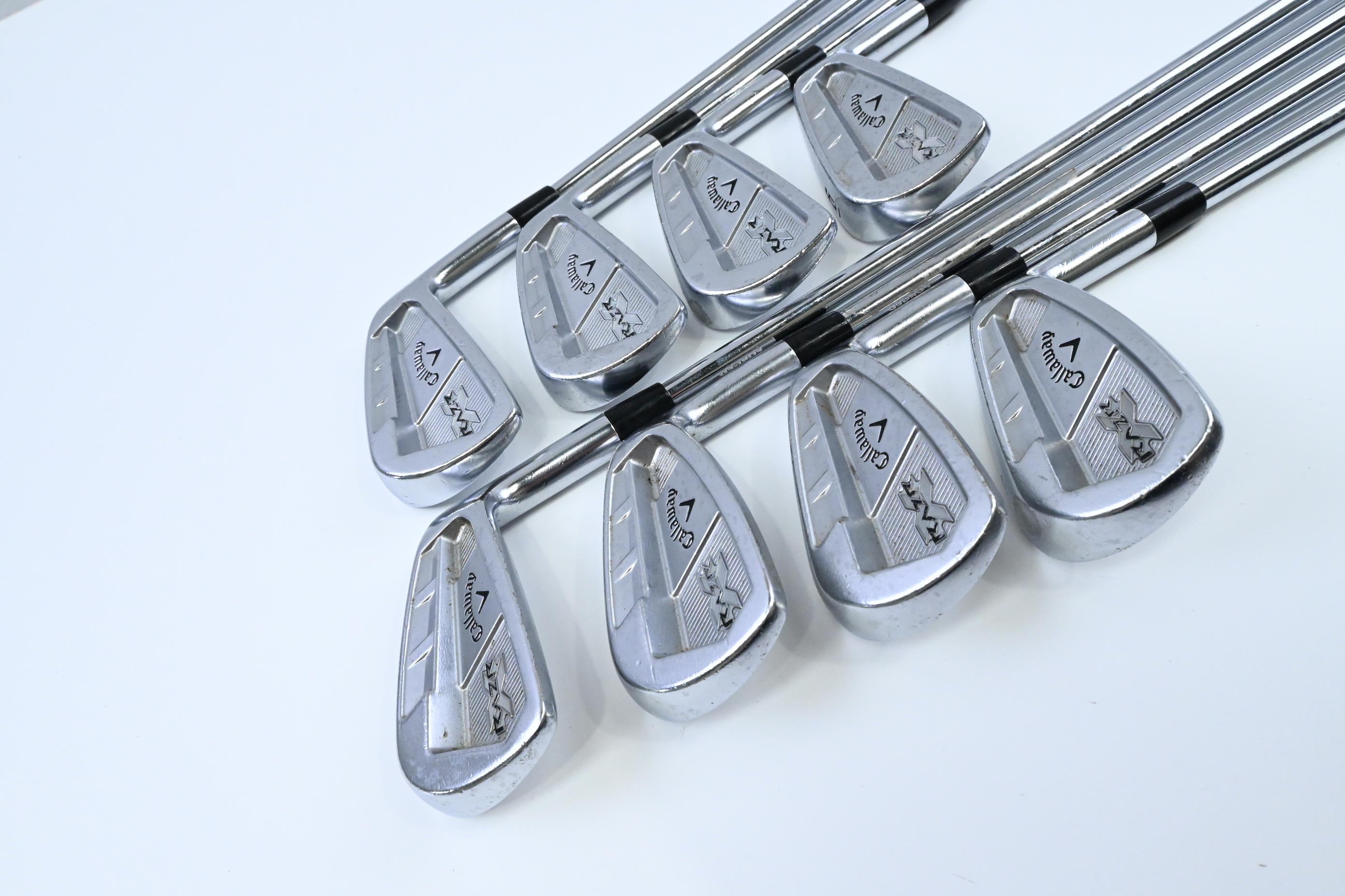 Callaway RAZR X Forged Irons / 4-PW / Stiff Flex Project X Flighted Rifle Shafts