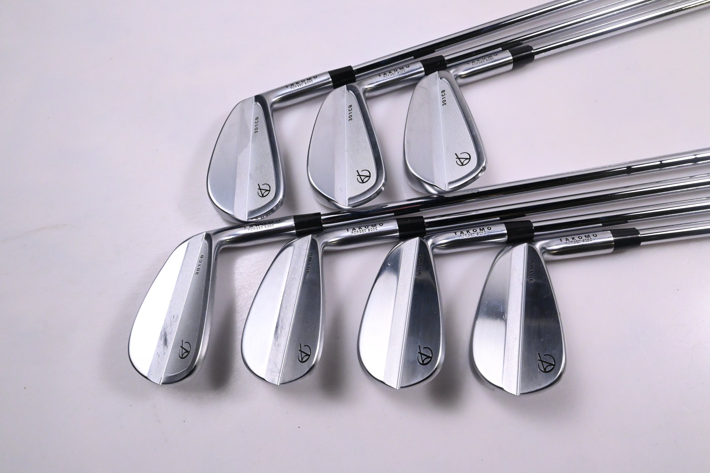 Takomo 301 Irons / 4-PW / Regular Flex KBS Tour Lite Steel Shafts
