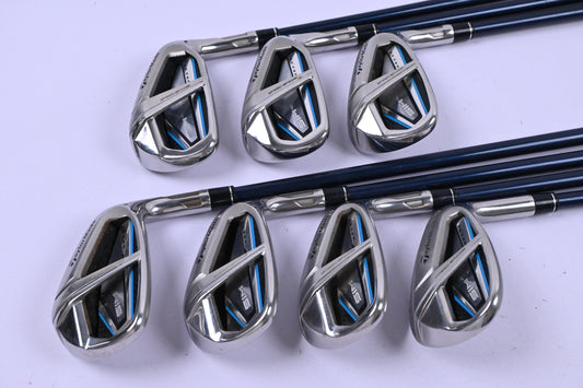 Taylormade SIM Max OS Irons / 6-PW+GW+SW / Senior Flex Ventus Blue 5 Shafts