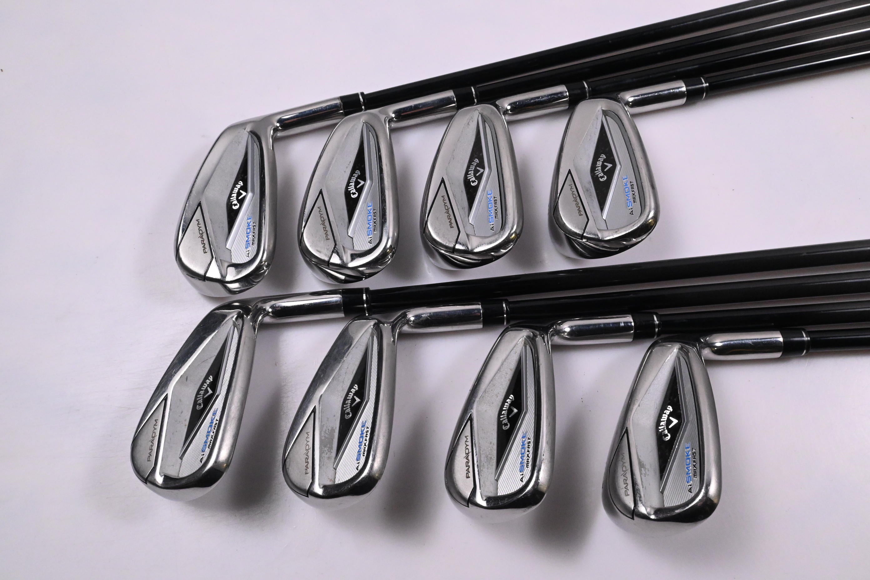 Callaway Paradym Ai Smoke Max Fast Irons / 5-PW+GW+SW / Senior Flex Tensei 40